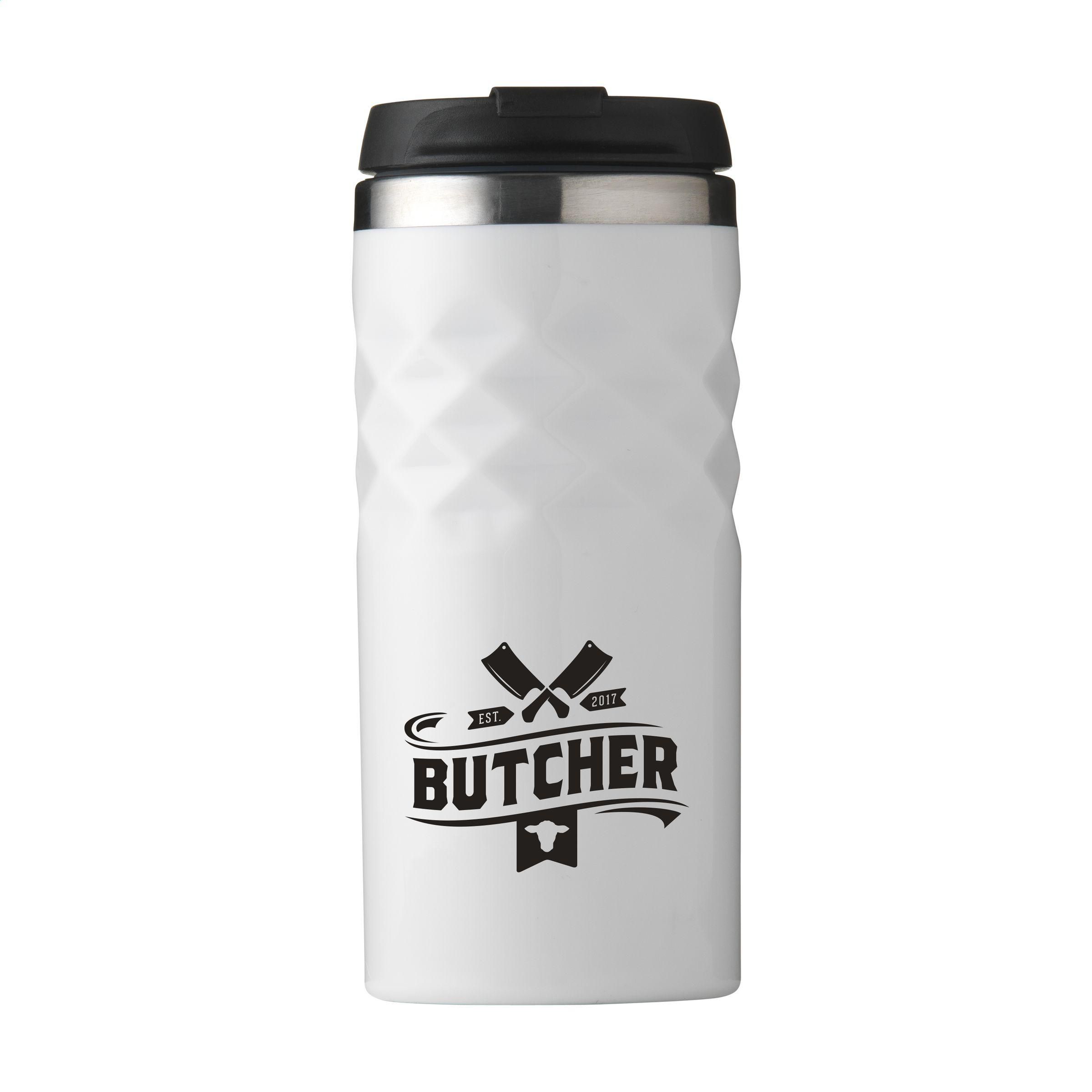 Geometric Mug RCS Recycled Steel 280 ml gobelet iso