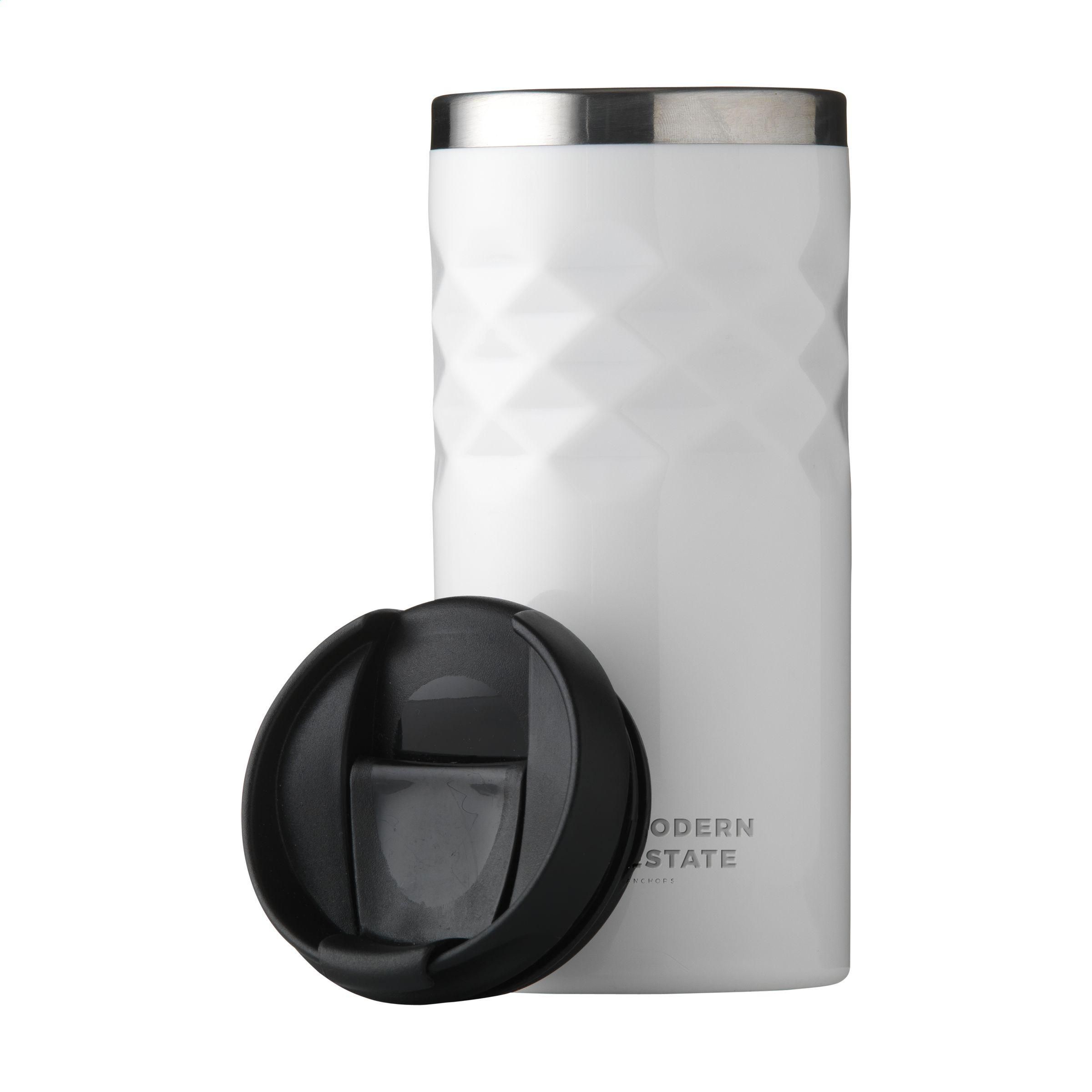 Geometric Mug RCS Recycled Steel 280 ml gobelet iso