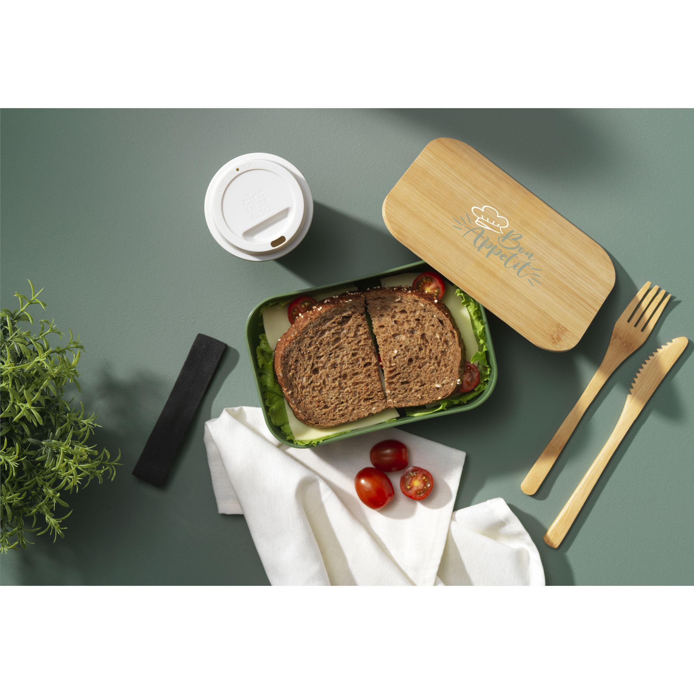 Midori Bamboo Lunchbox boîte à lunch
