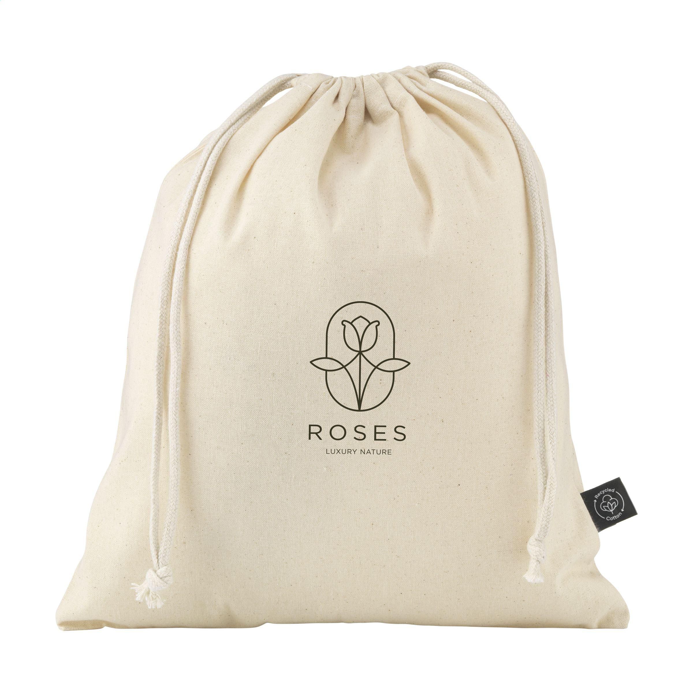 Gift Pouch Naturel GRS Recycled Cotton (150 g/m²) M