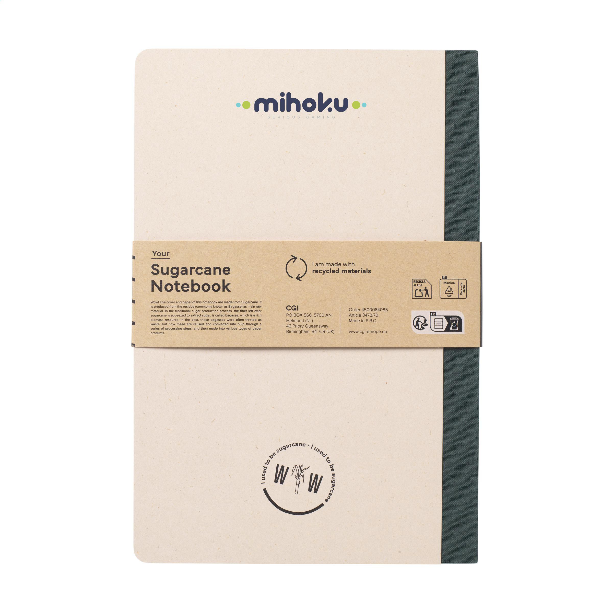 Sugarcane Notebook A5 carnet de notes