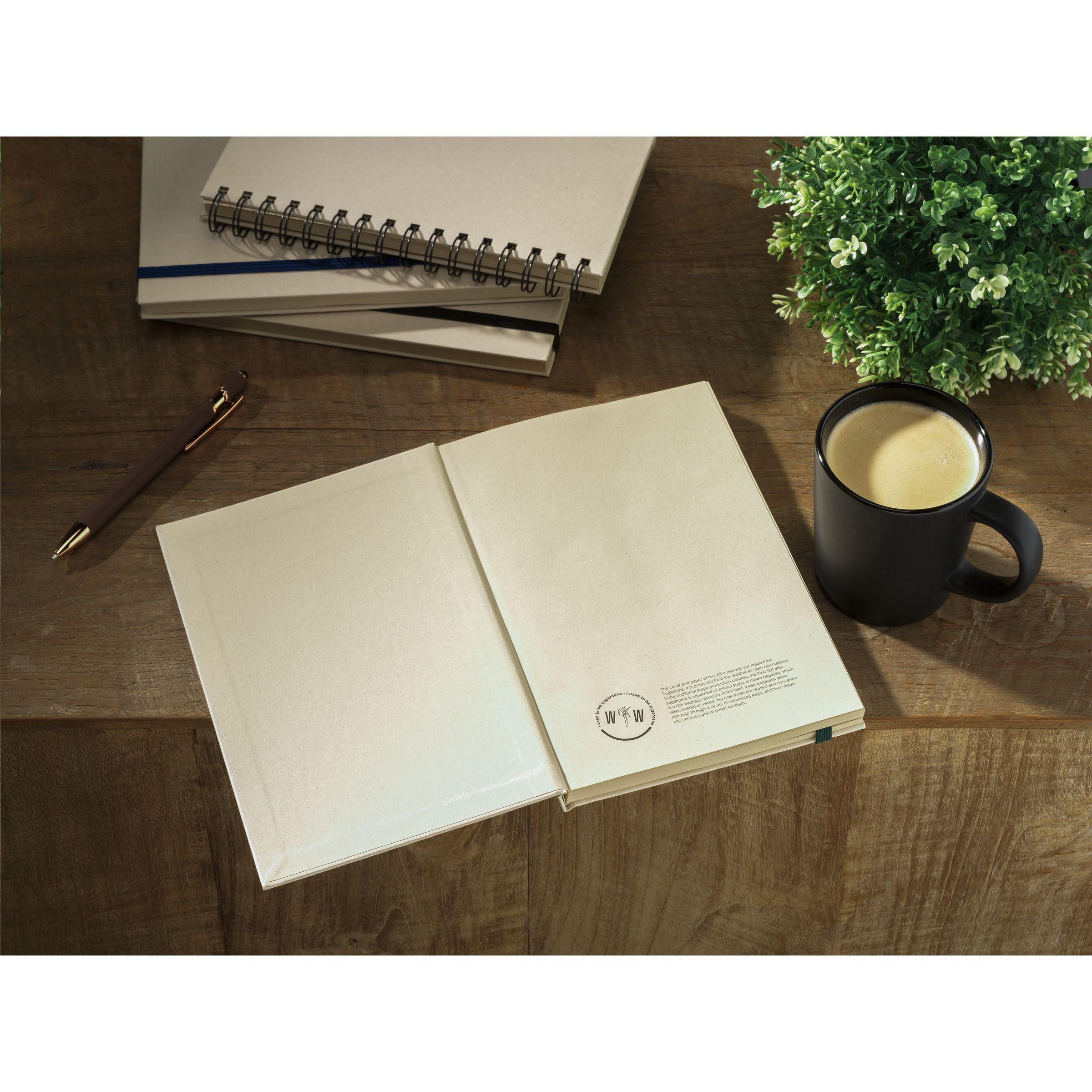 Bagasse Sugarcane Notebook A5 carnet de notes