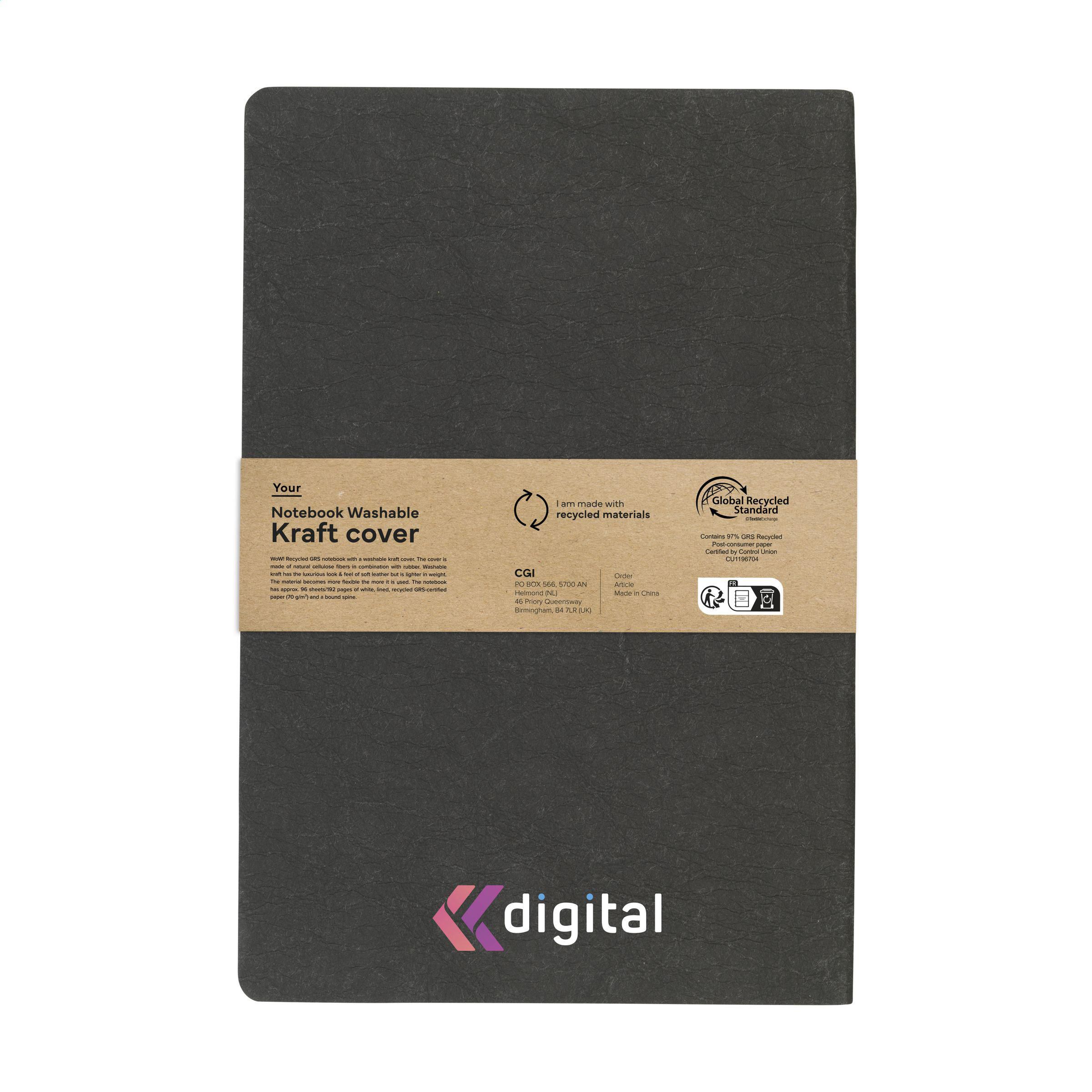 Notebook GRS Washable Kraft Cover A5 carnet de notes