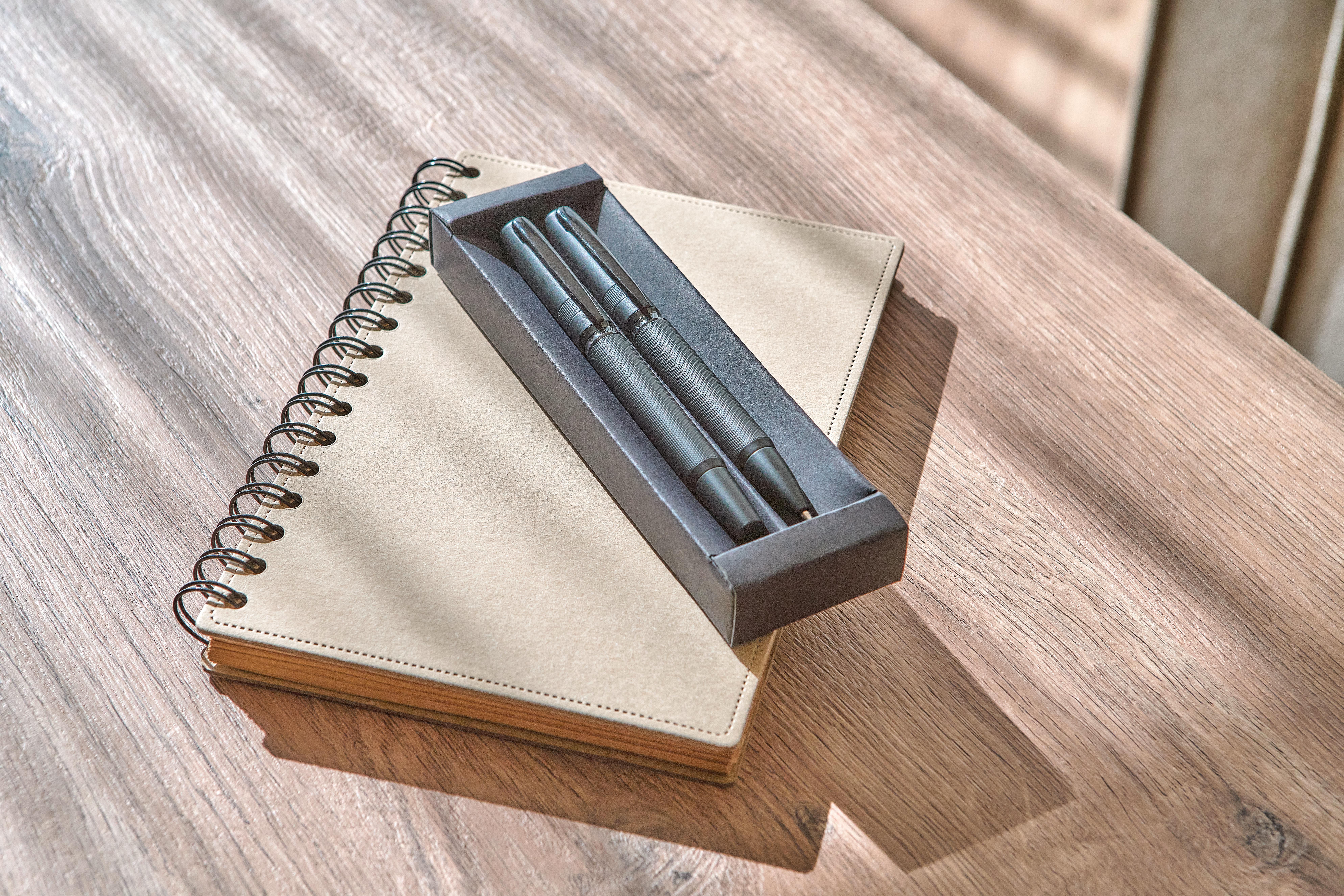 Parure de stylos en métal et laiton écologique Adel