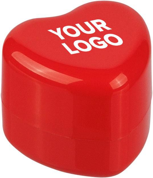 Pot de baume à lèvres en PP en forme de cœur Ilja