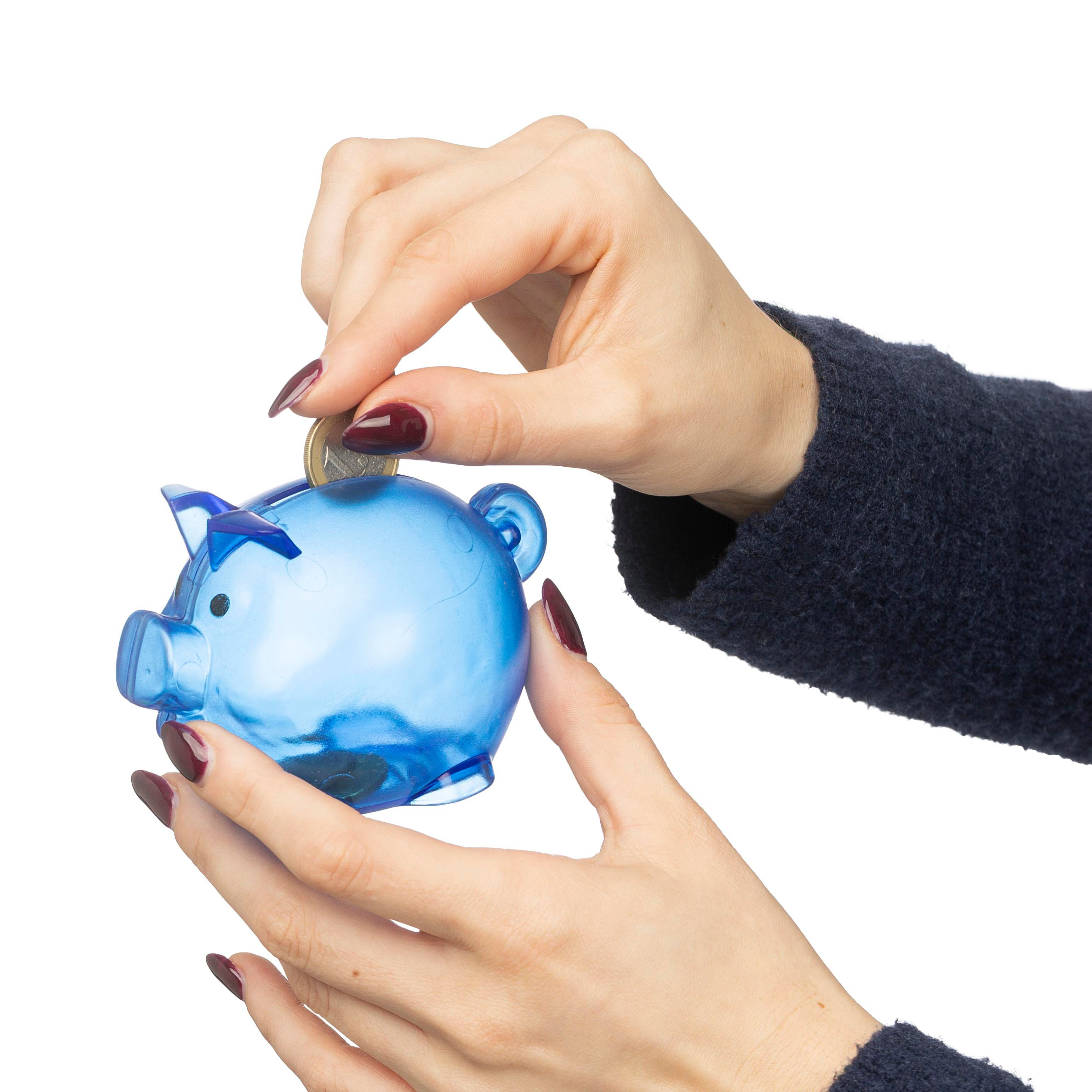 Tirelire en plastique PS recyclé Vivi