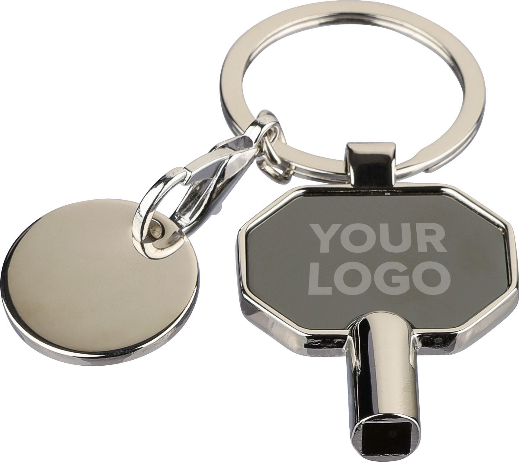 Porte-clés purgeur de radiateur en alliage de zinc recyclé Mara