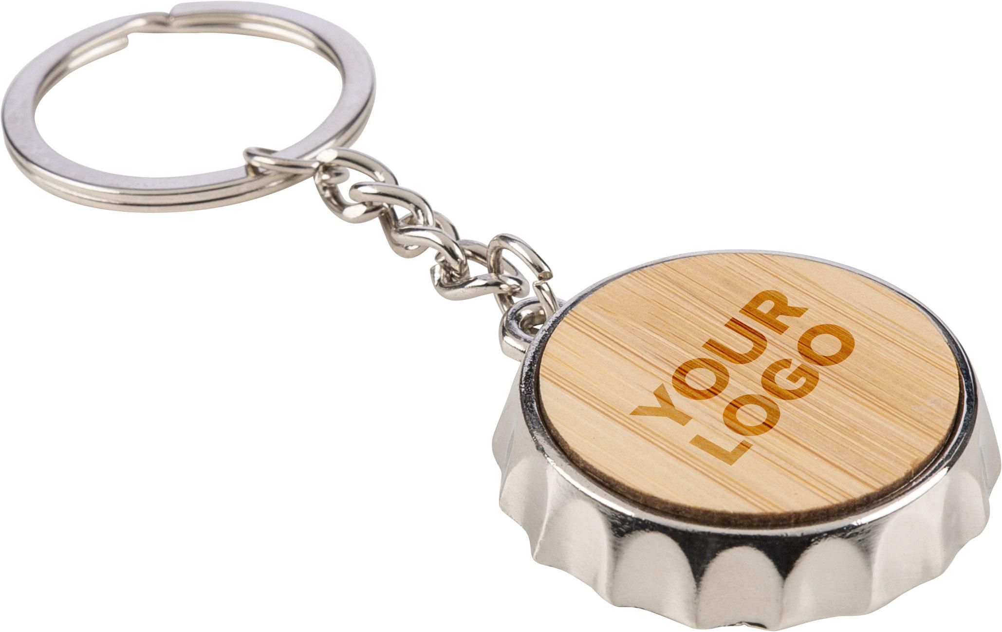 Porte-clés en alliage de zinc Finn