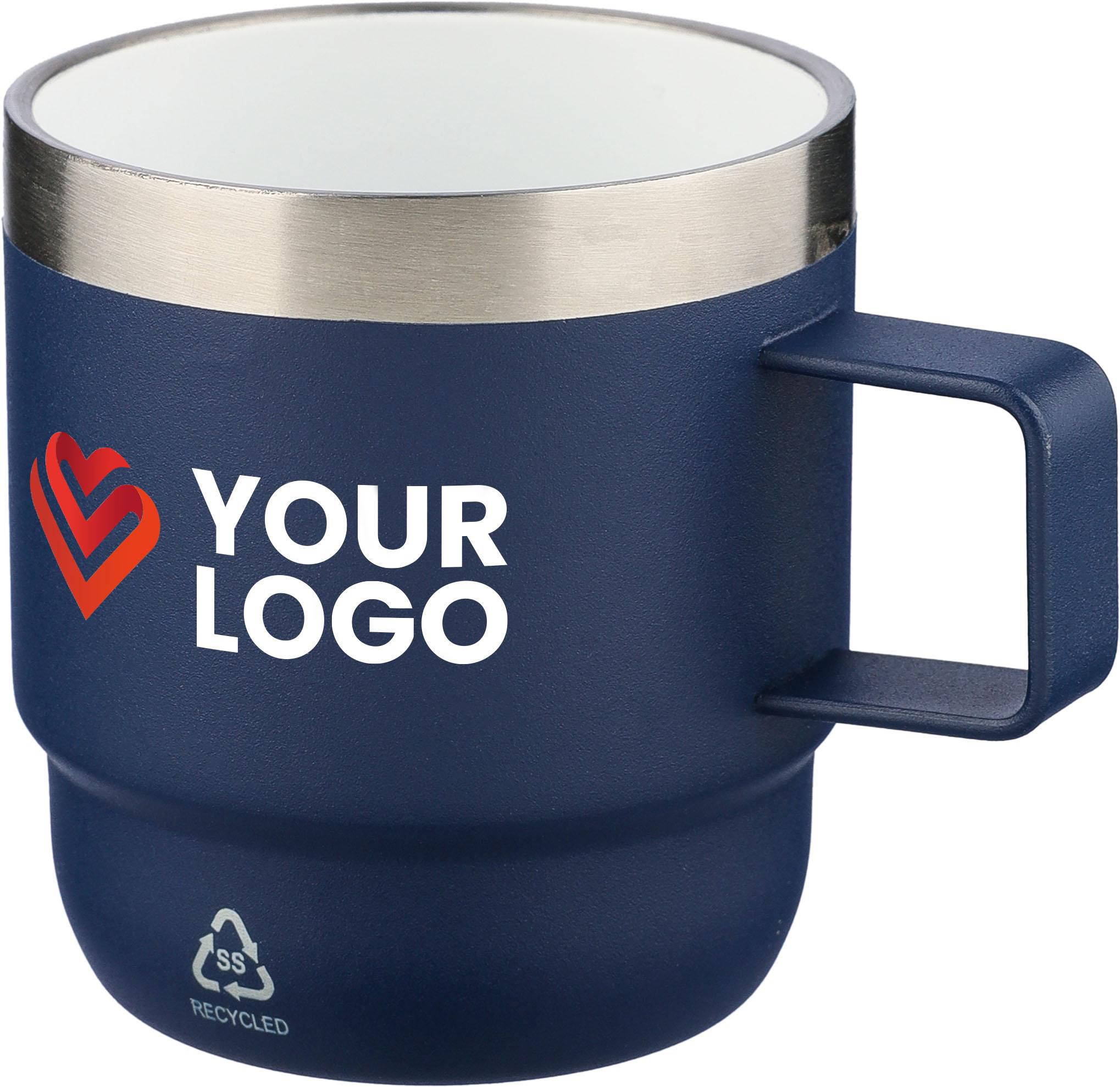 Mug double paroi de 180 ml en acier inoxydable recyclé Lilia