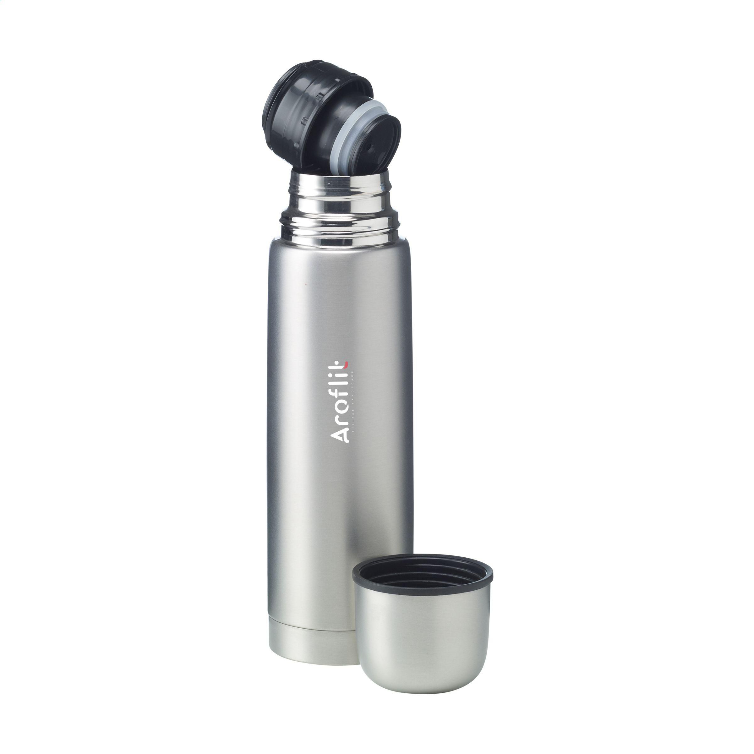 Frosted Bottle RCS Recycled Steel 500 ml bouteille