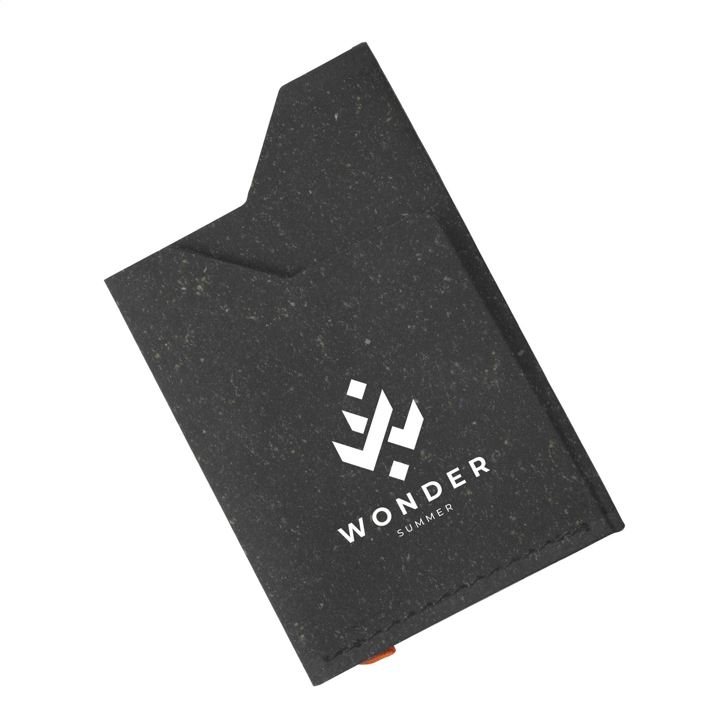 Recycled Leather Cardholder porte-cartes