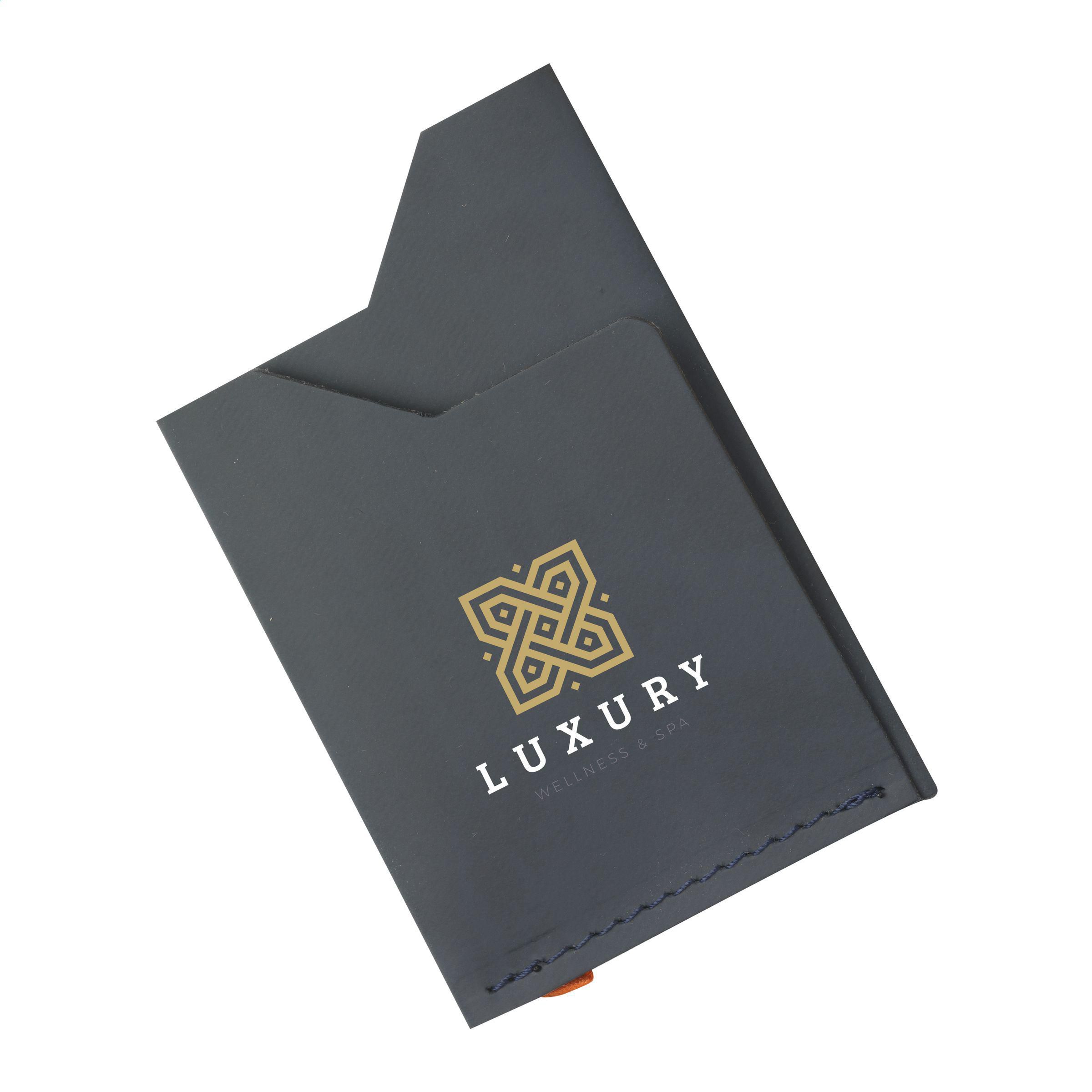 Recycled Leather Cardholder porte-cartes