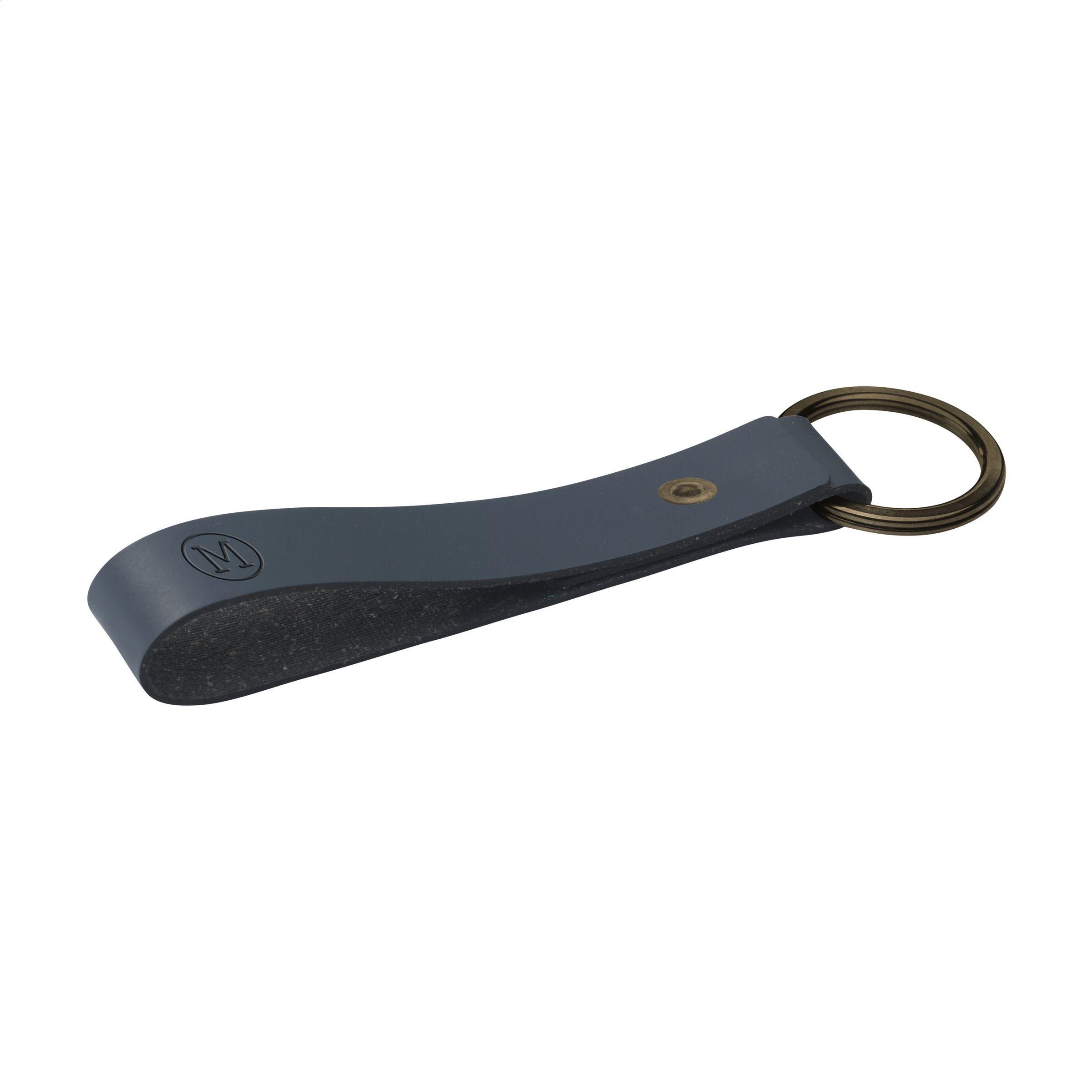 Recycled Leather Keyring porte-clés
