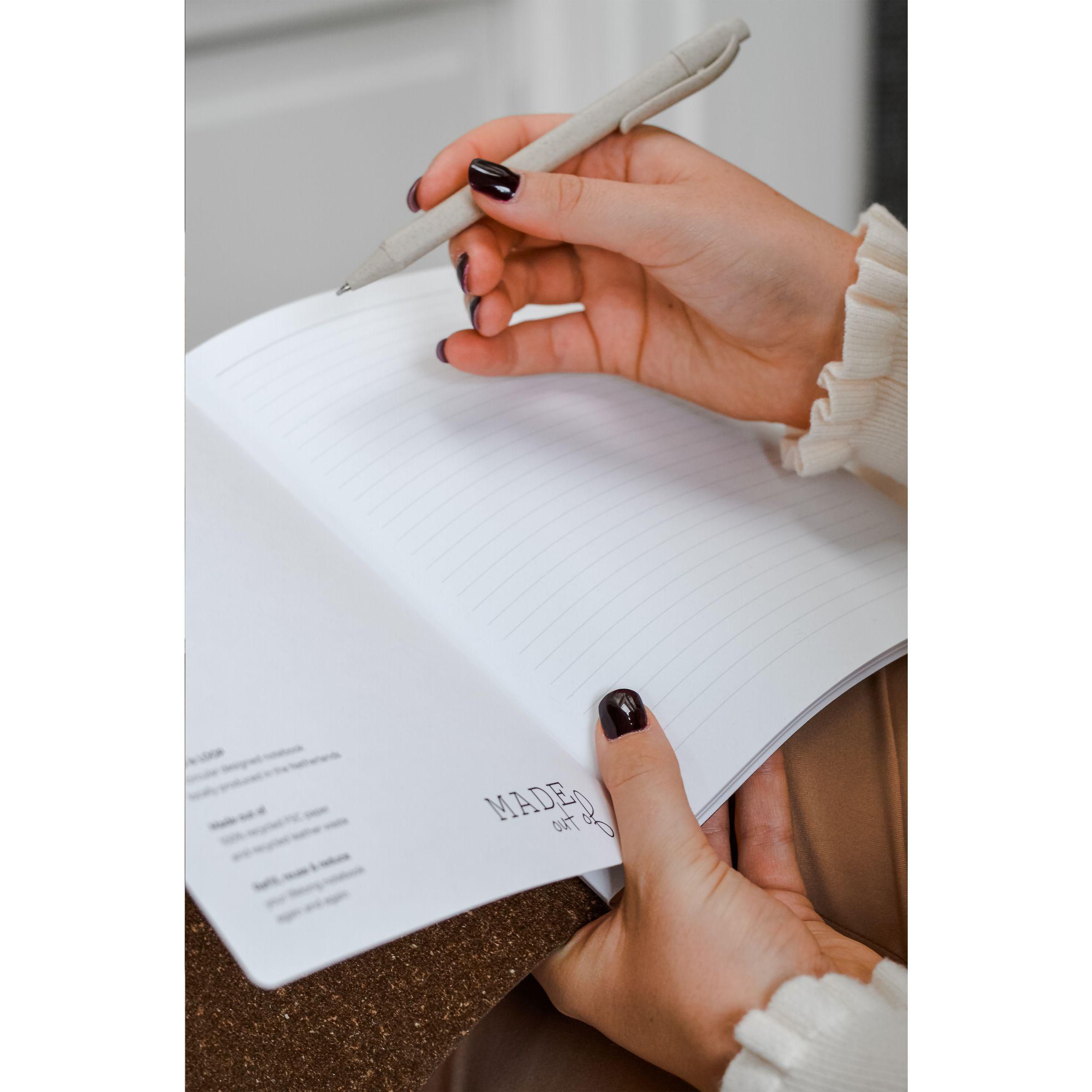Recycled Leather Refillable Notebook A5 carnet de notes