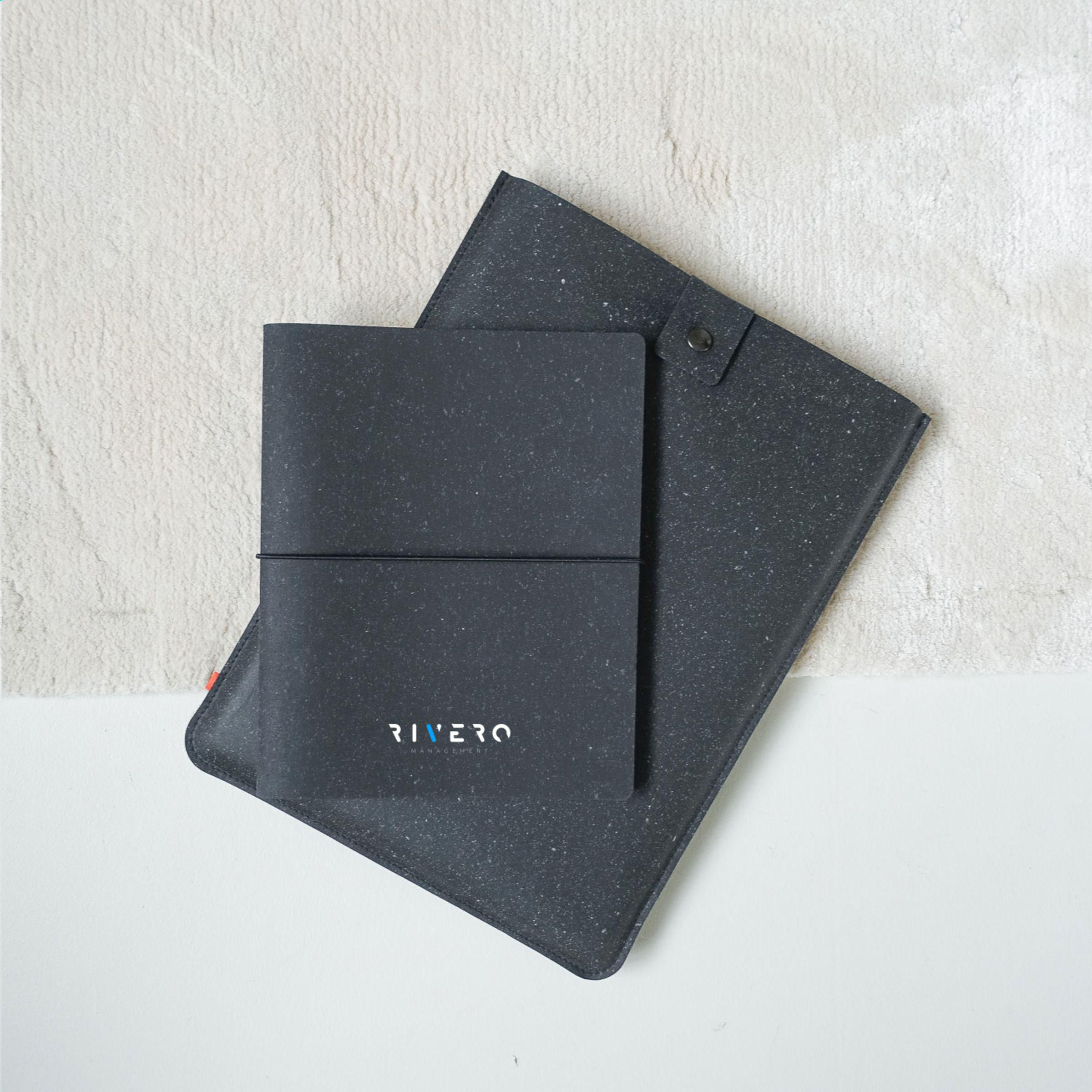 Recycled Leather Laptop Sleeve 16"