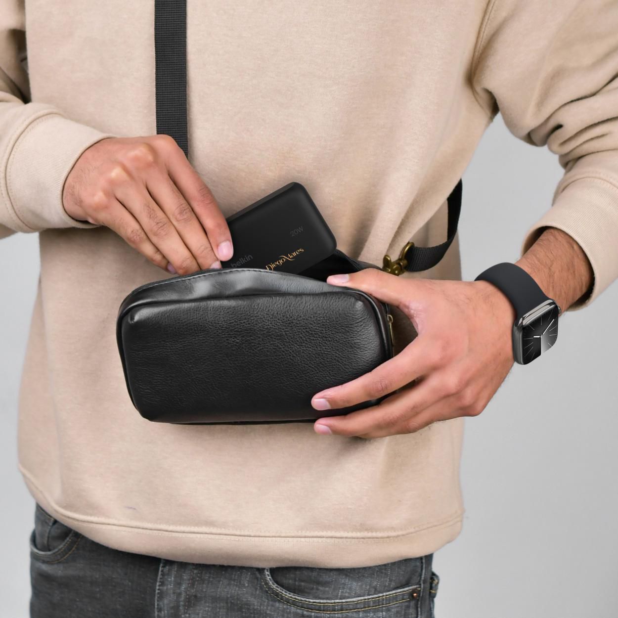Belkin BoostCharge Power Bank 10K Câble intégré