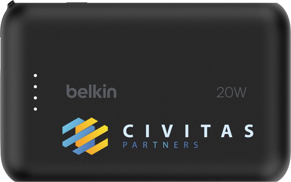 Belkin BoostCharge Power Bank 10K Câble intégré