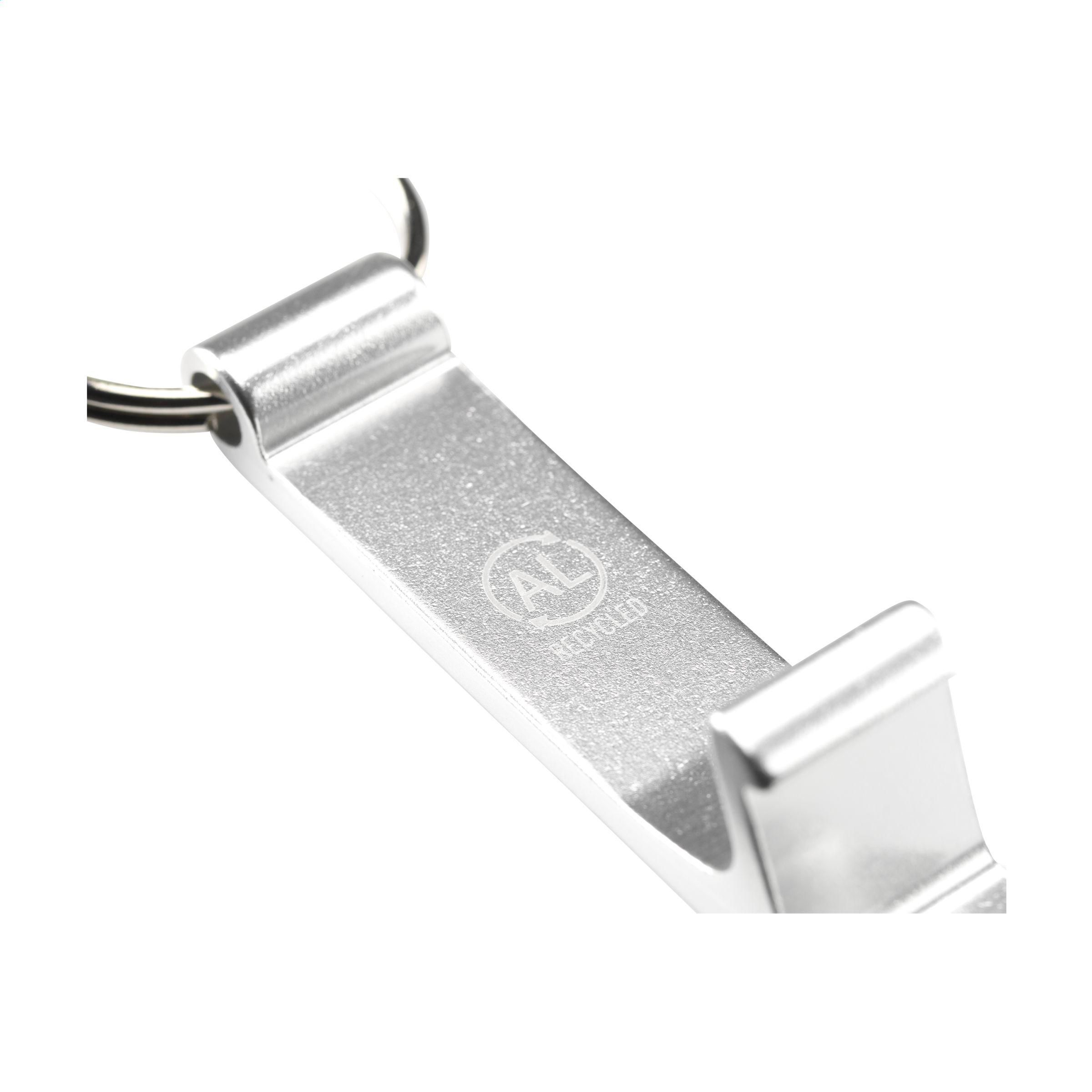 Alu Opener Phone Stand GRS Recycled porte-clés
