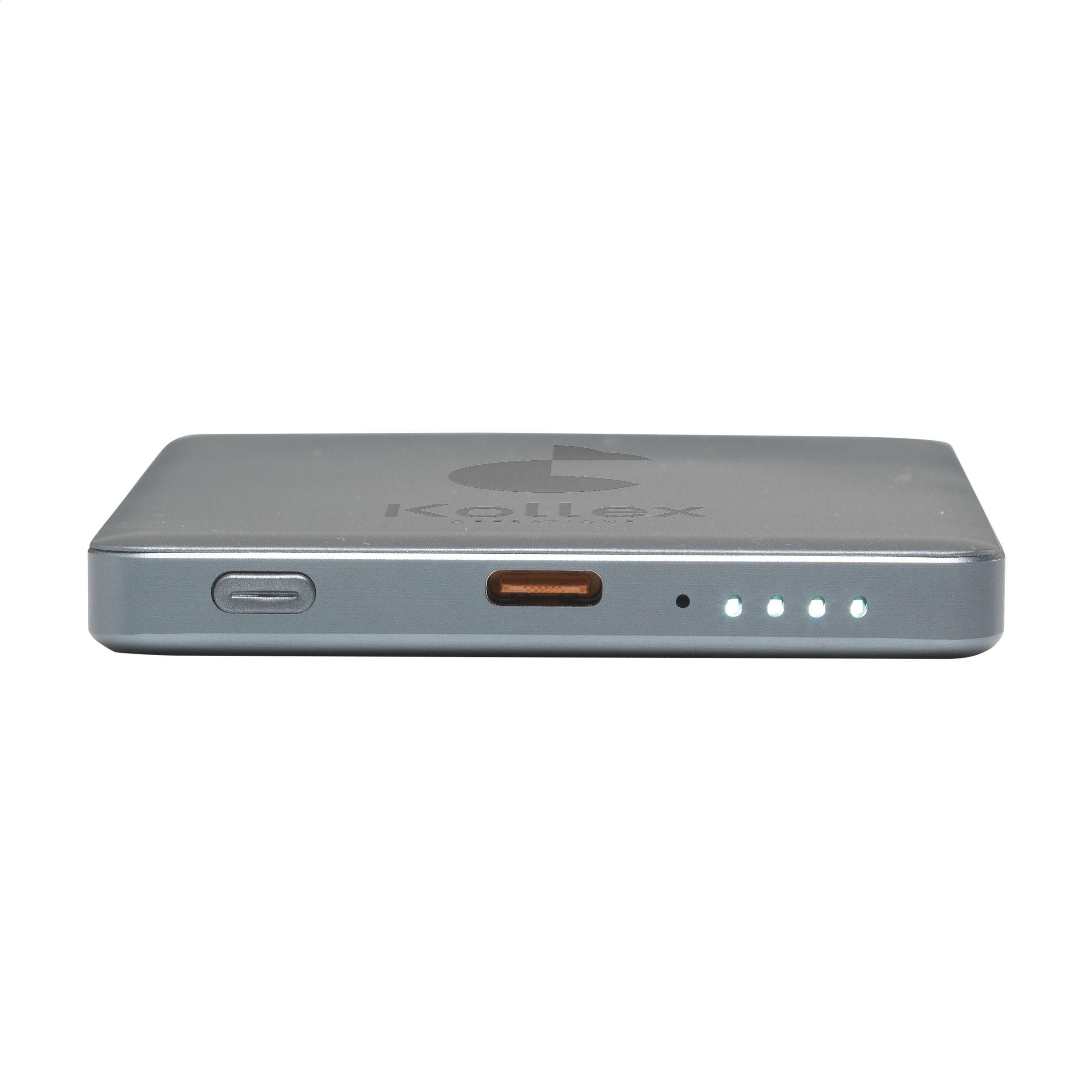 Wireless RCS Recycled Alu Magsafe Powerbank 5000
