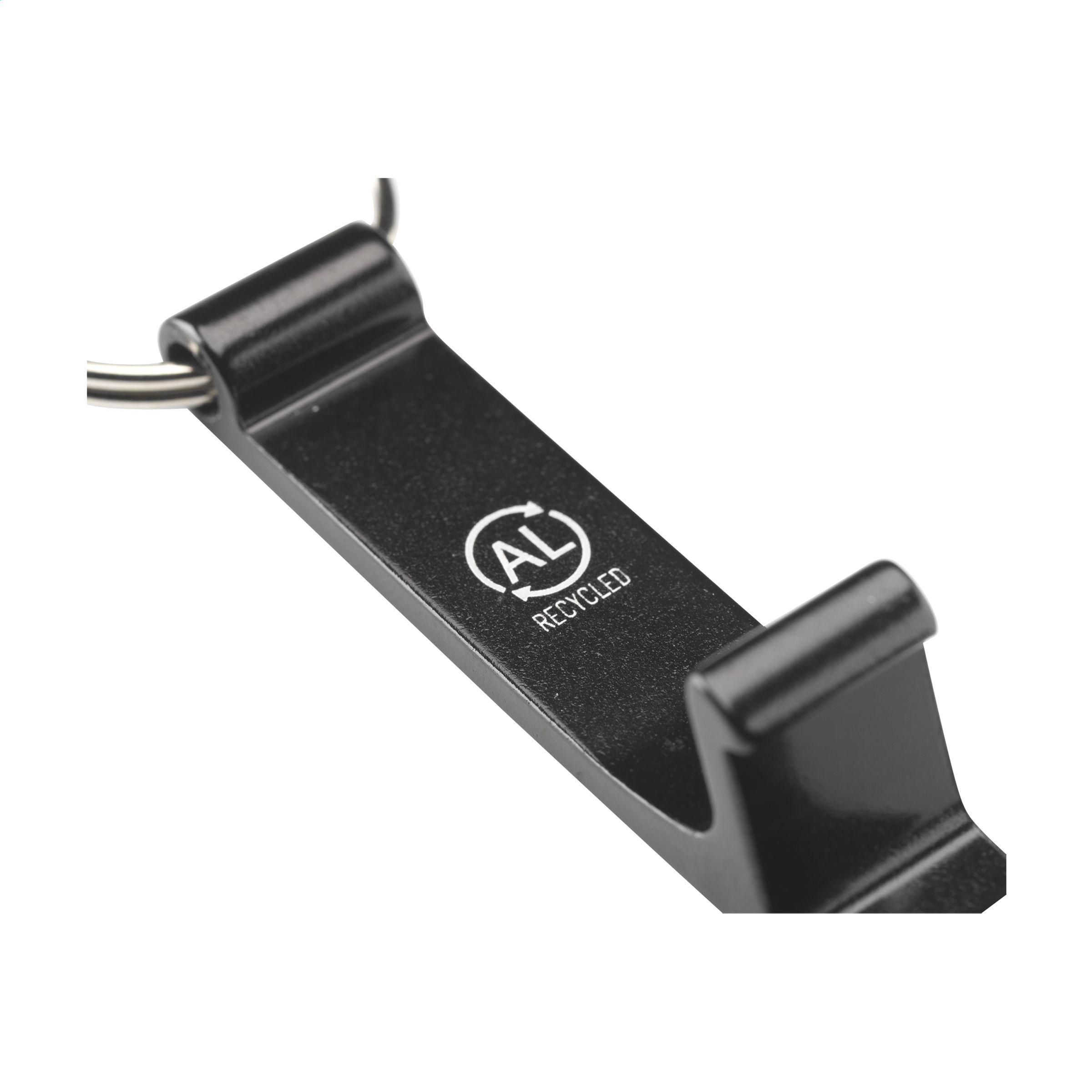 Alu Opener Phone Stand GRS Recycled porte-clés