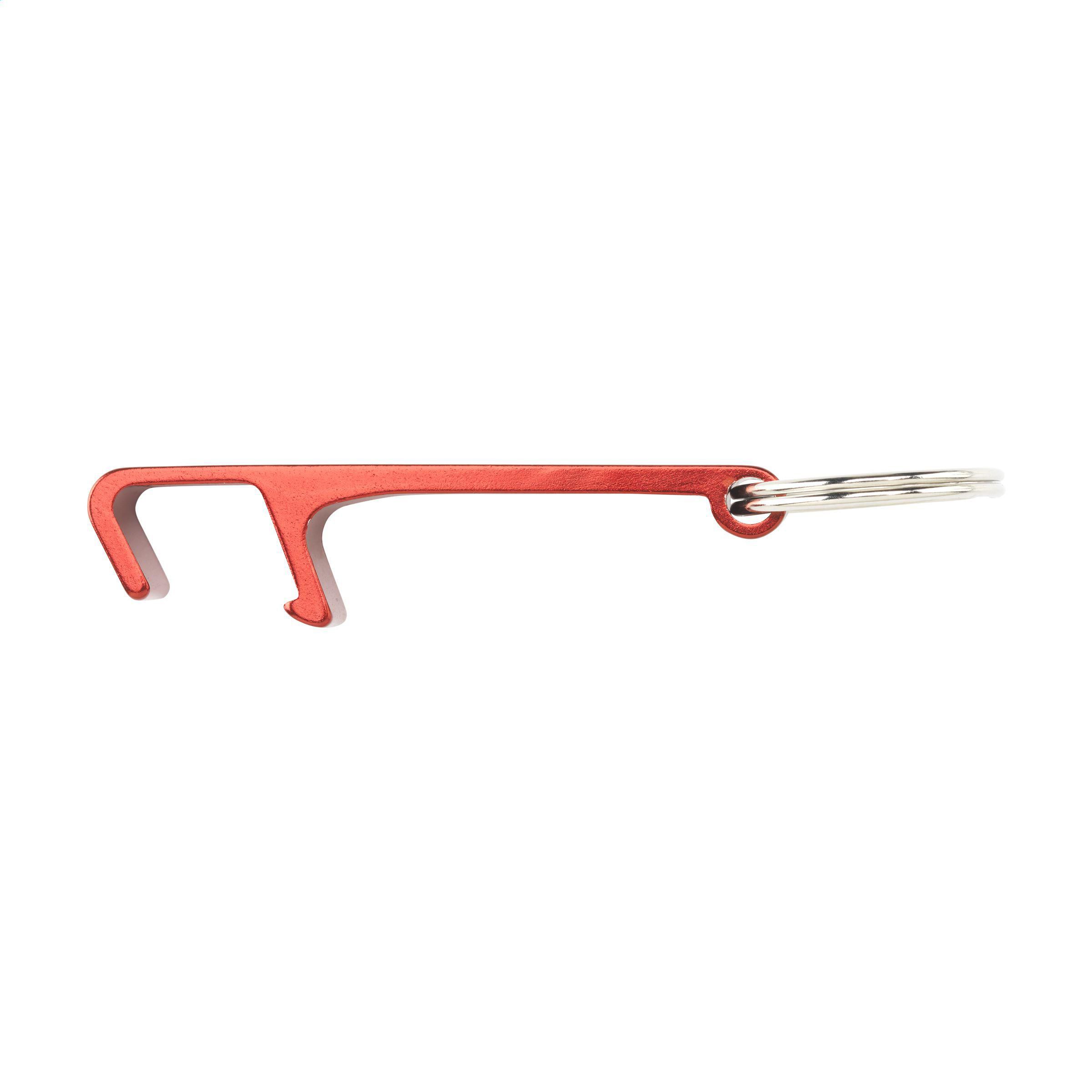 Alu Opener Phone Stand GRS Recycled porte-clés