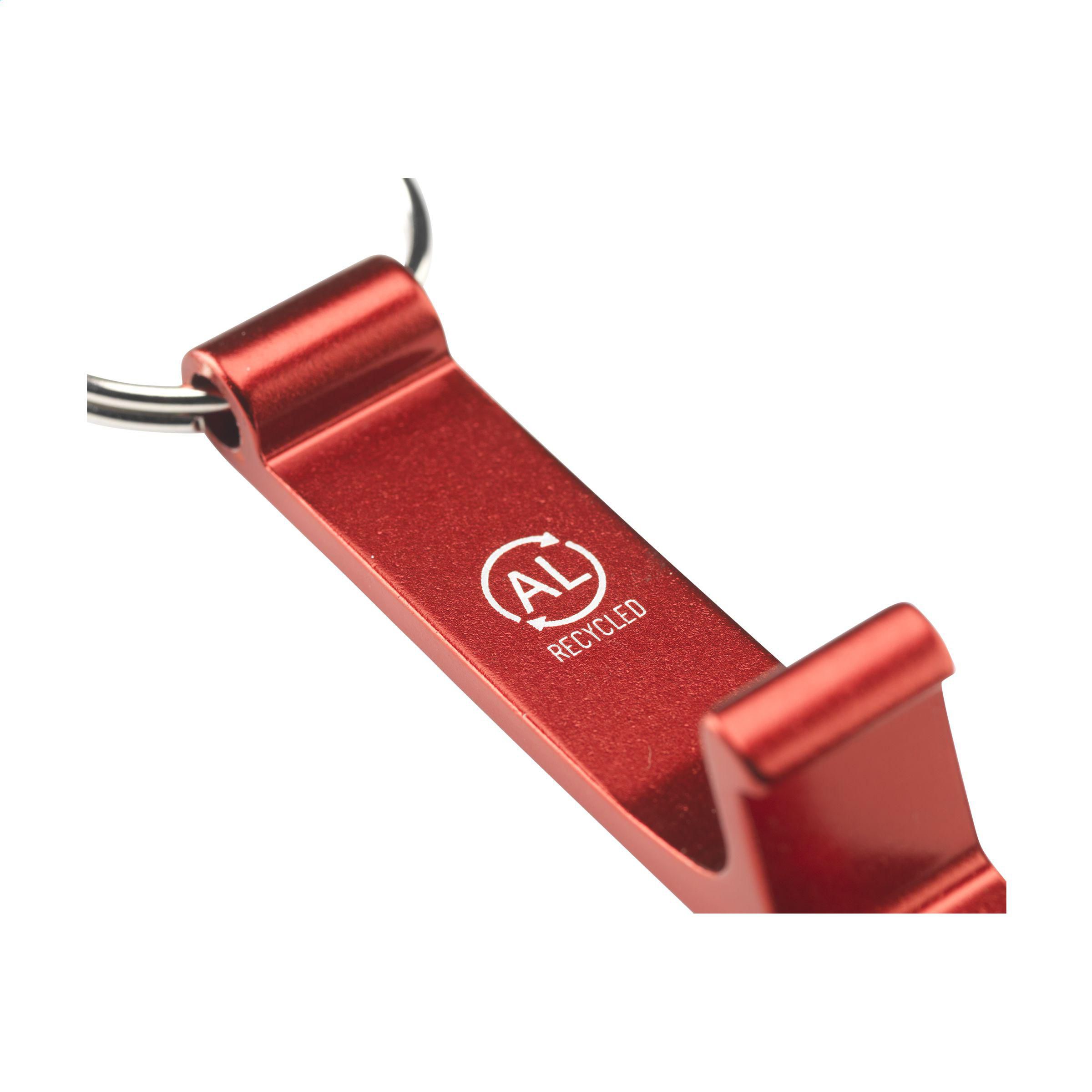 Alu Opener Phone Stand GRS Recycled porte-clés