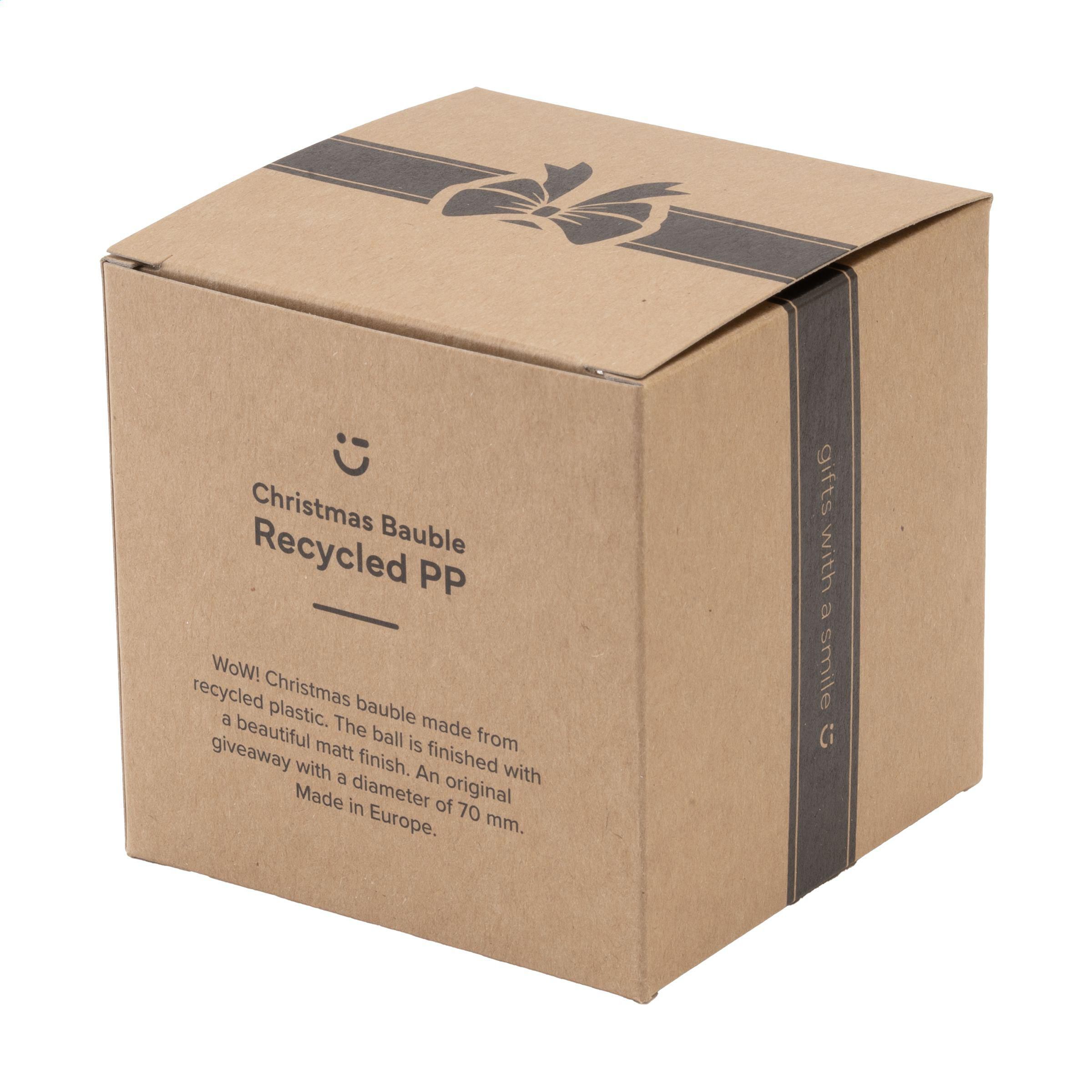 Boule de Noël Ø 7cm Recycled PP Box - Made in Europe
