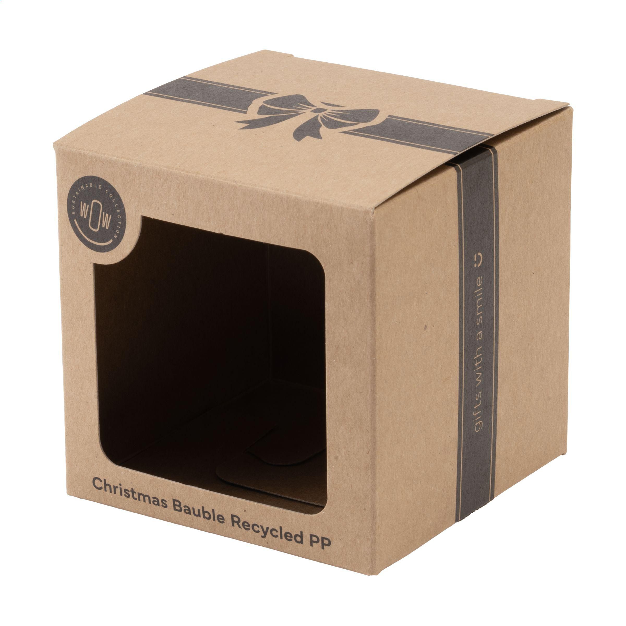 Boule de Noël Ø 7cm Recycled PP Box - Made in Europe