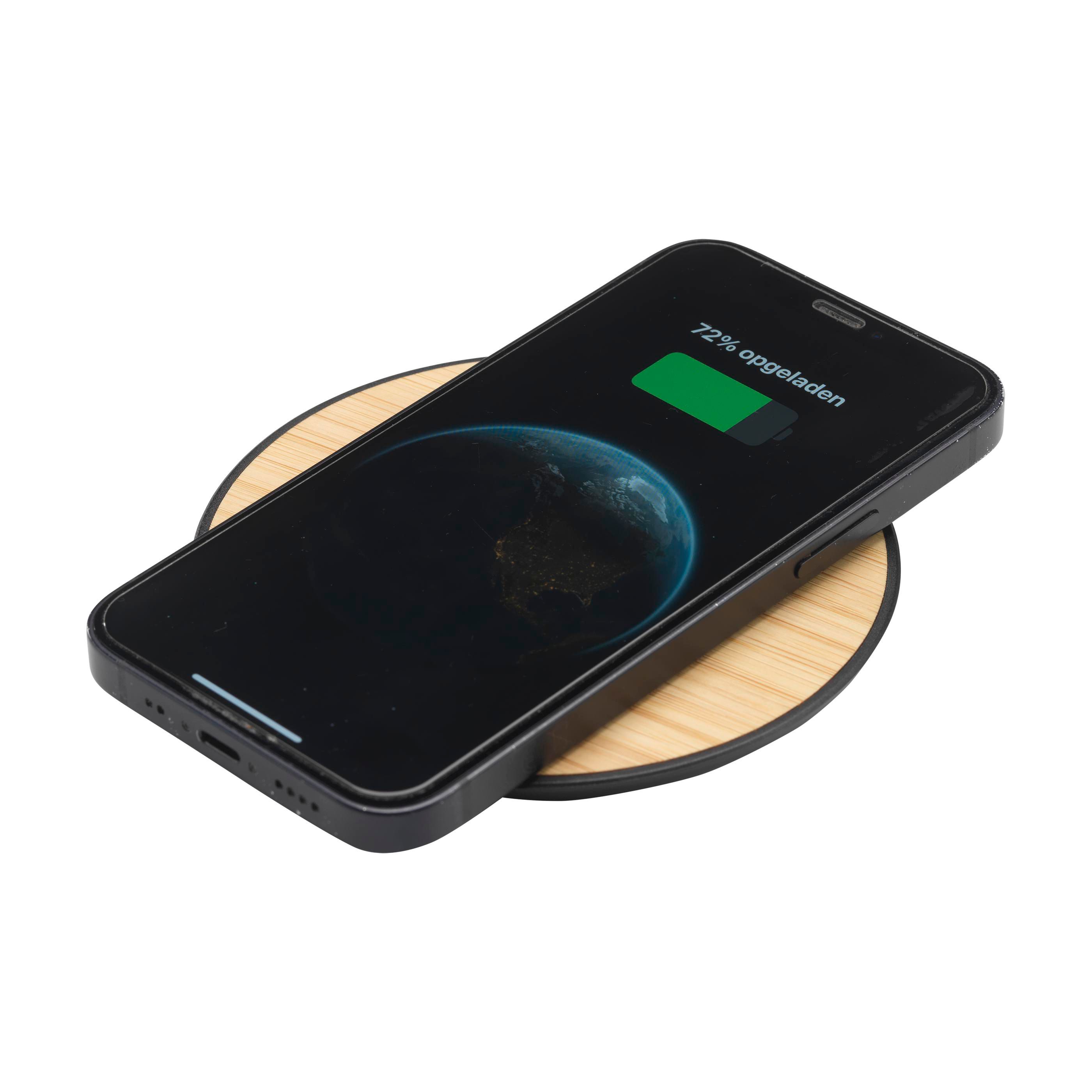 Bamboo 15W Wireless Fast Charger hargeur rapide