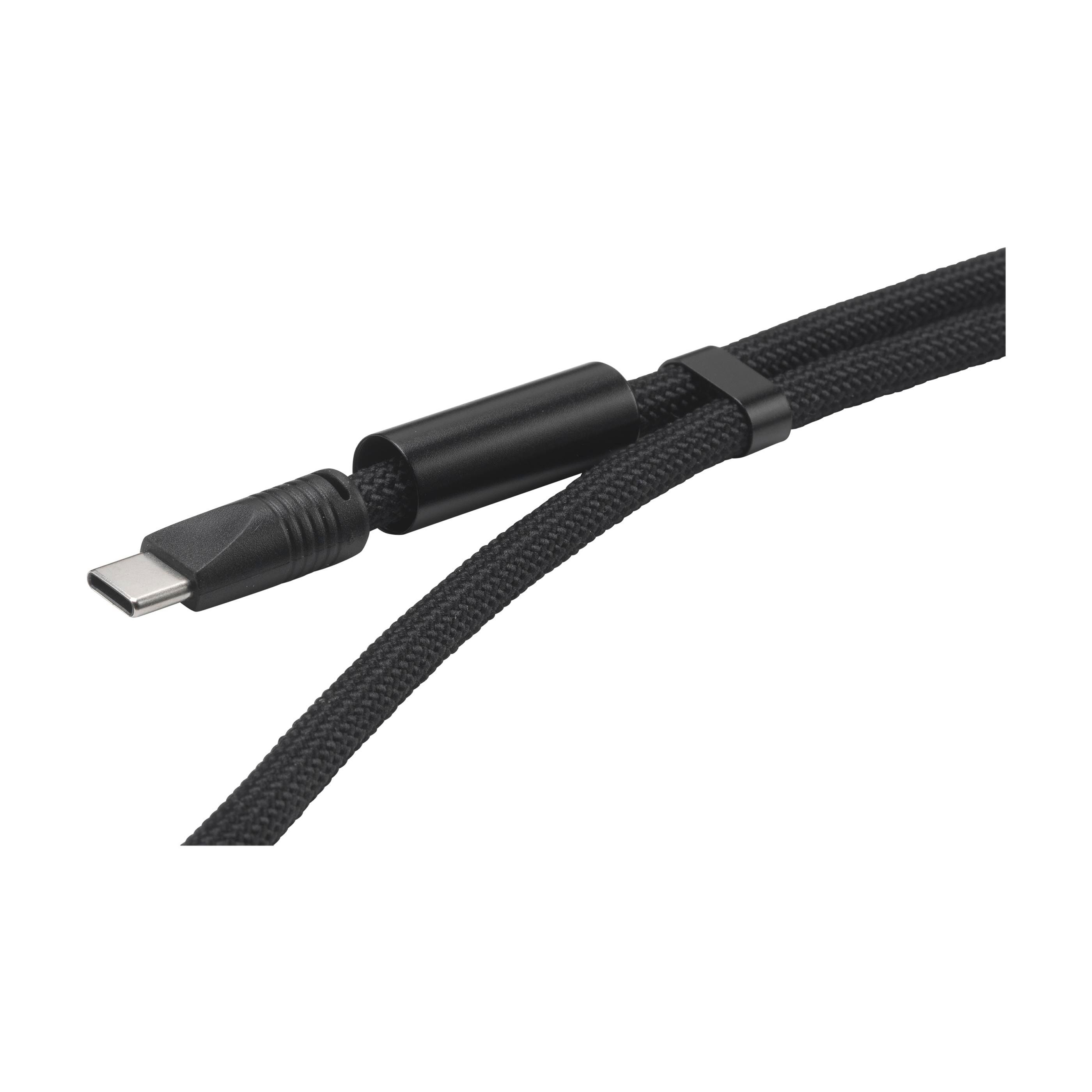 Lanyard 2-in-1 GRS RPET Load & Sync USB Cable