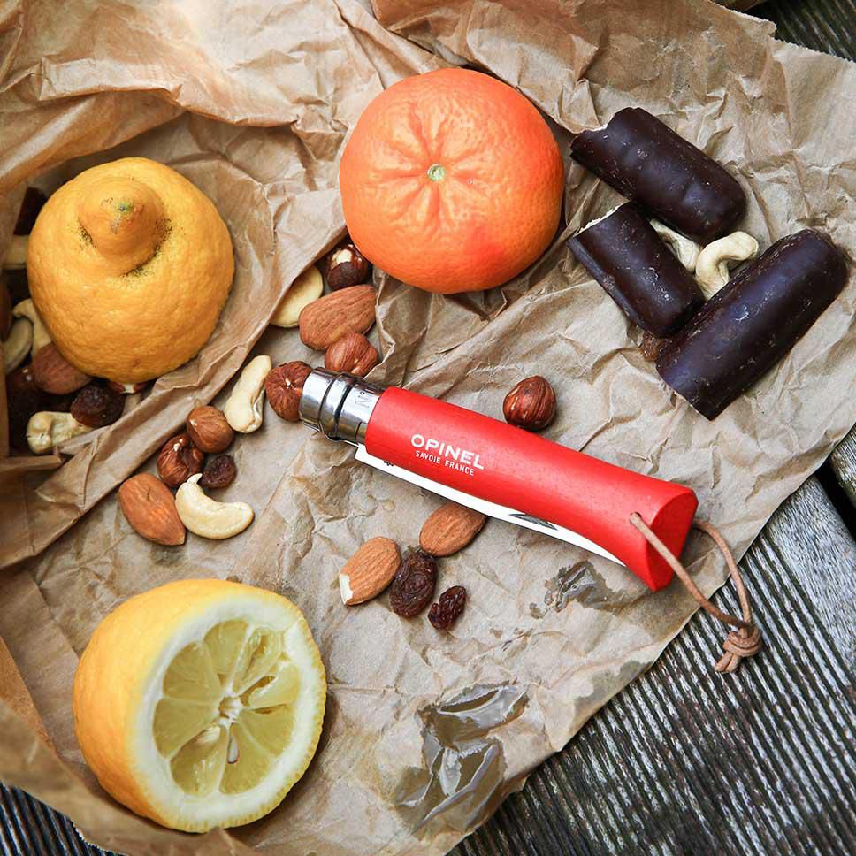 Opinel Colorama No 08 couteau de poche en étui à couteau