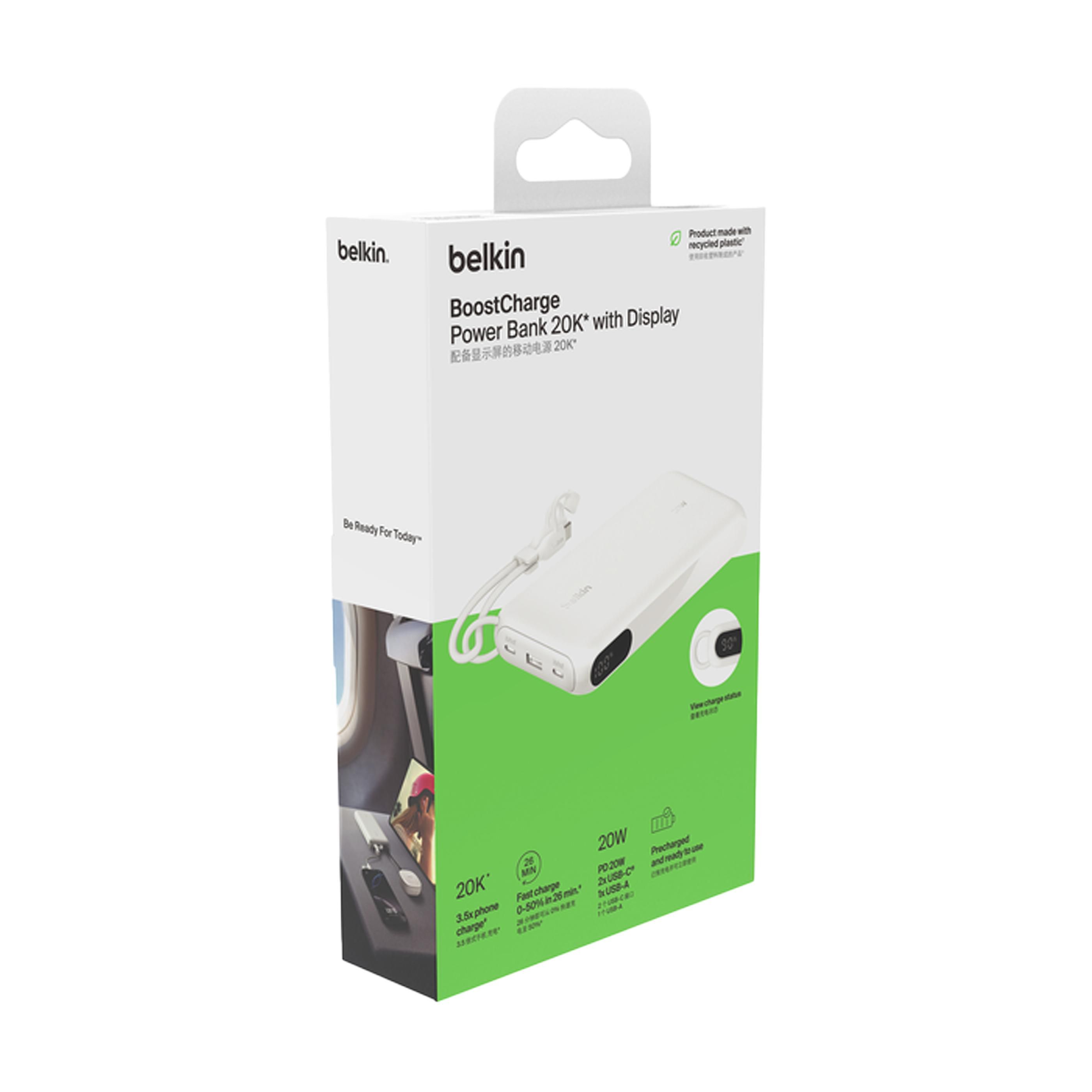 Belkin BoostCharge Powerbank 20K with Display