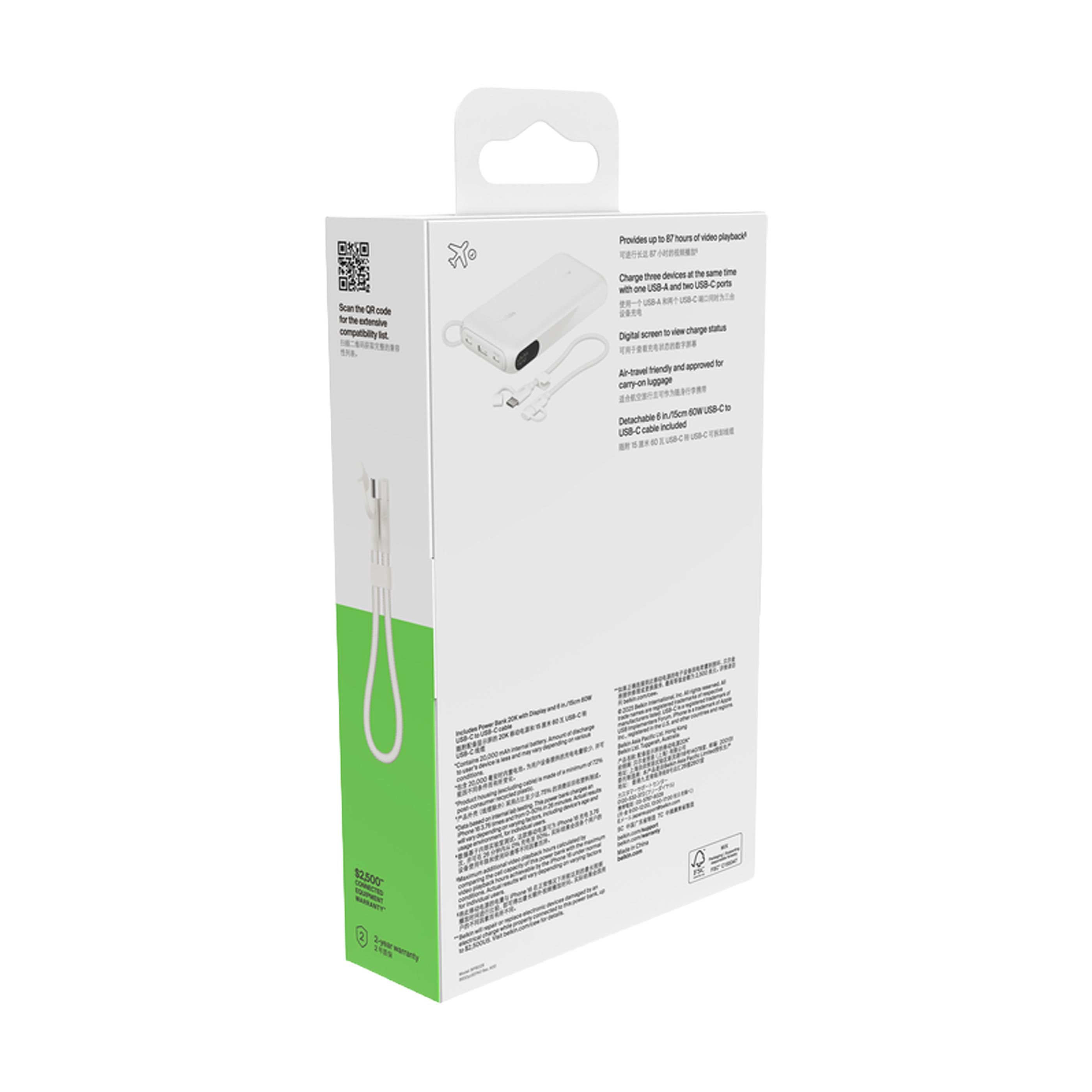 Belkin BoostCharge Powerbank 20K with Display
