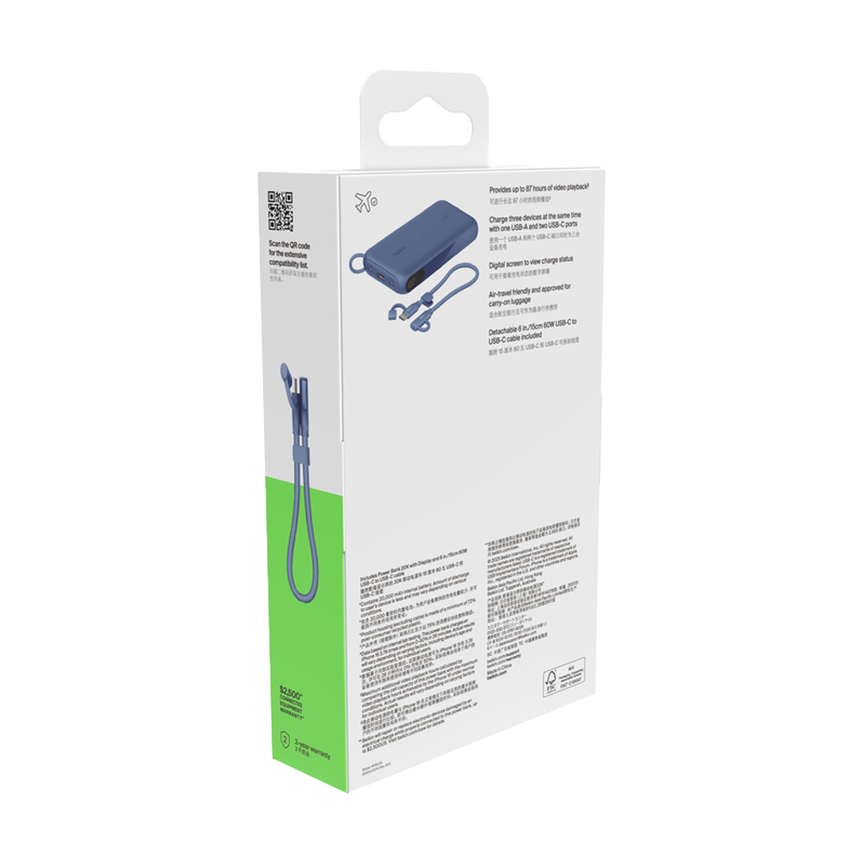 Belkin BoostCharge Powerbank 20K with Display