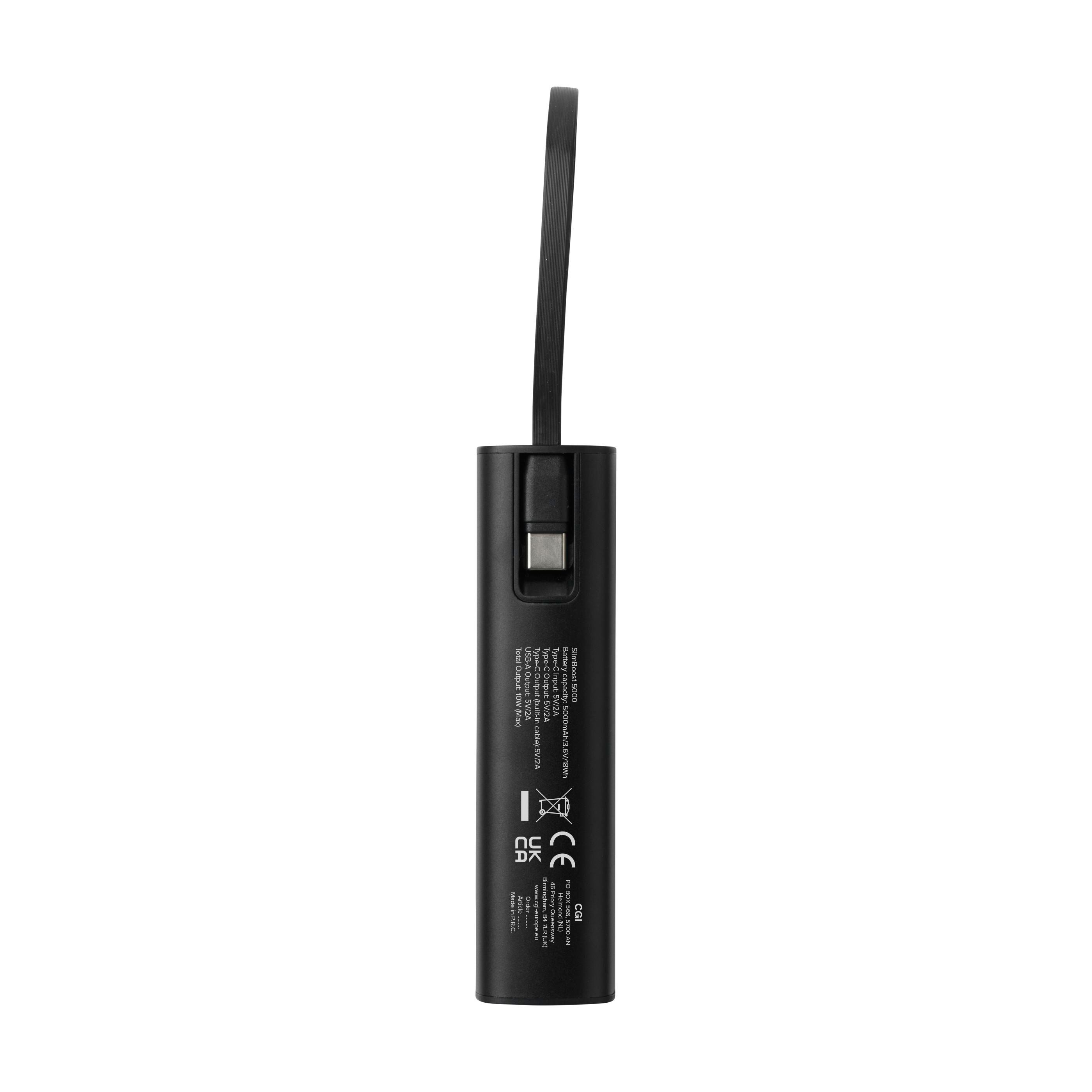 SlimBoost 5000 RCS R-Alu Powerbank chargeur