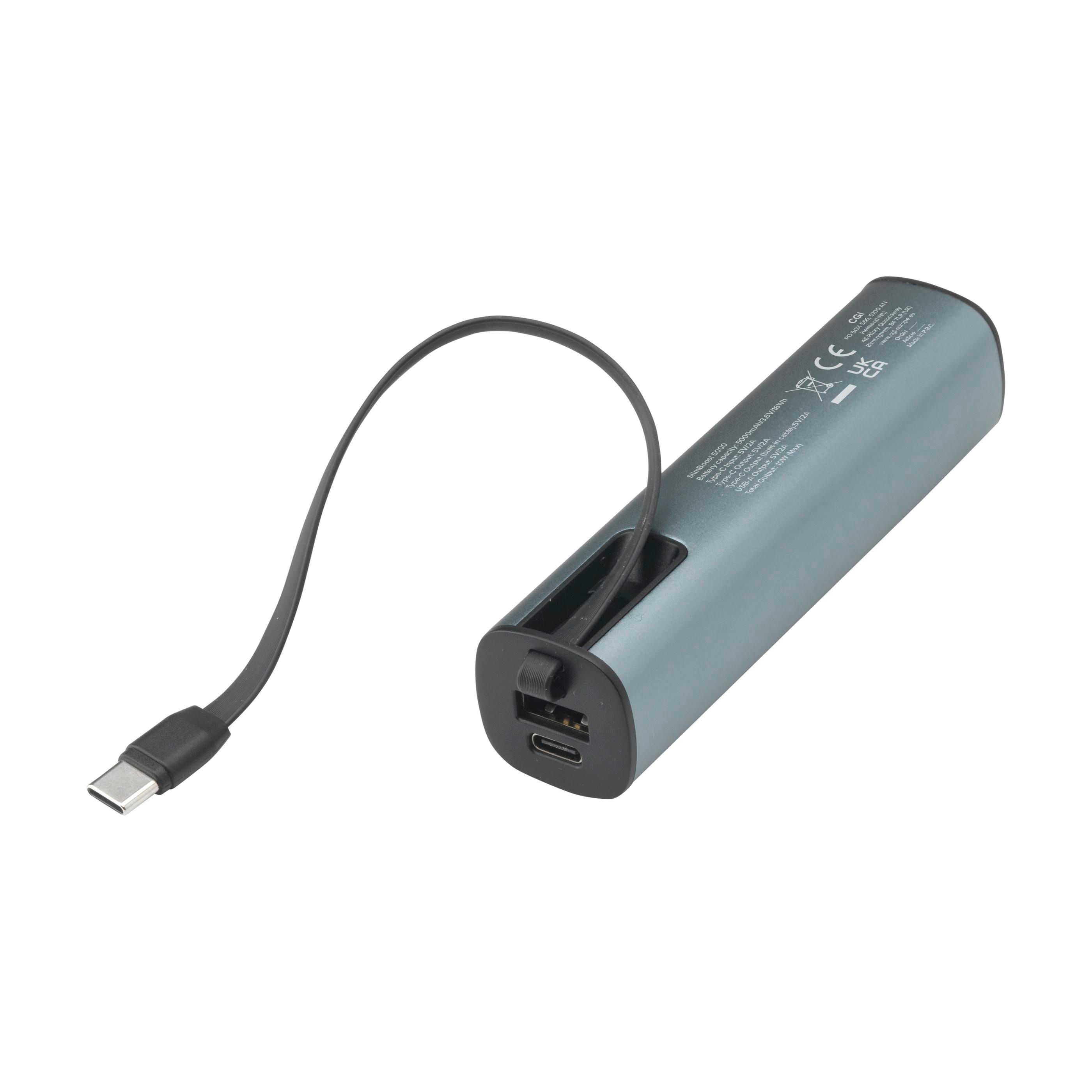 SlimBoost 5000 RCS R-Alu Powerbank Ladegerät