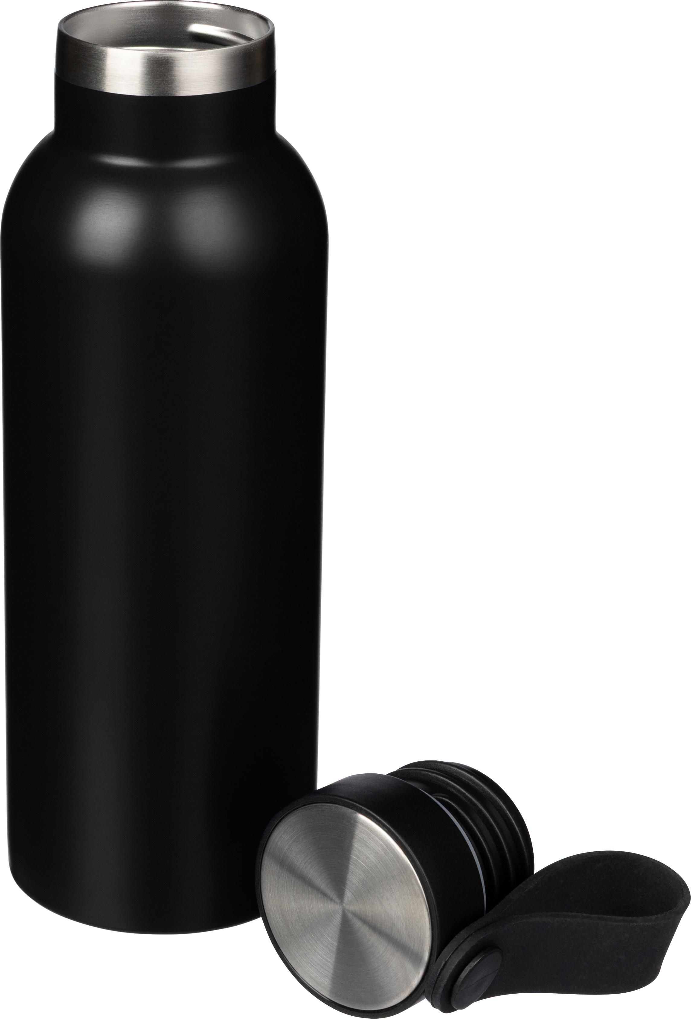 Drikkeflaske 500 ml af Rustfrit stål termo Elaine - sort