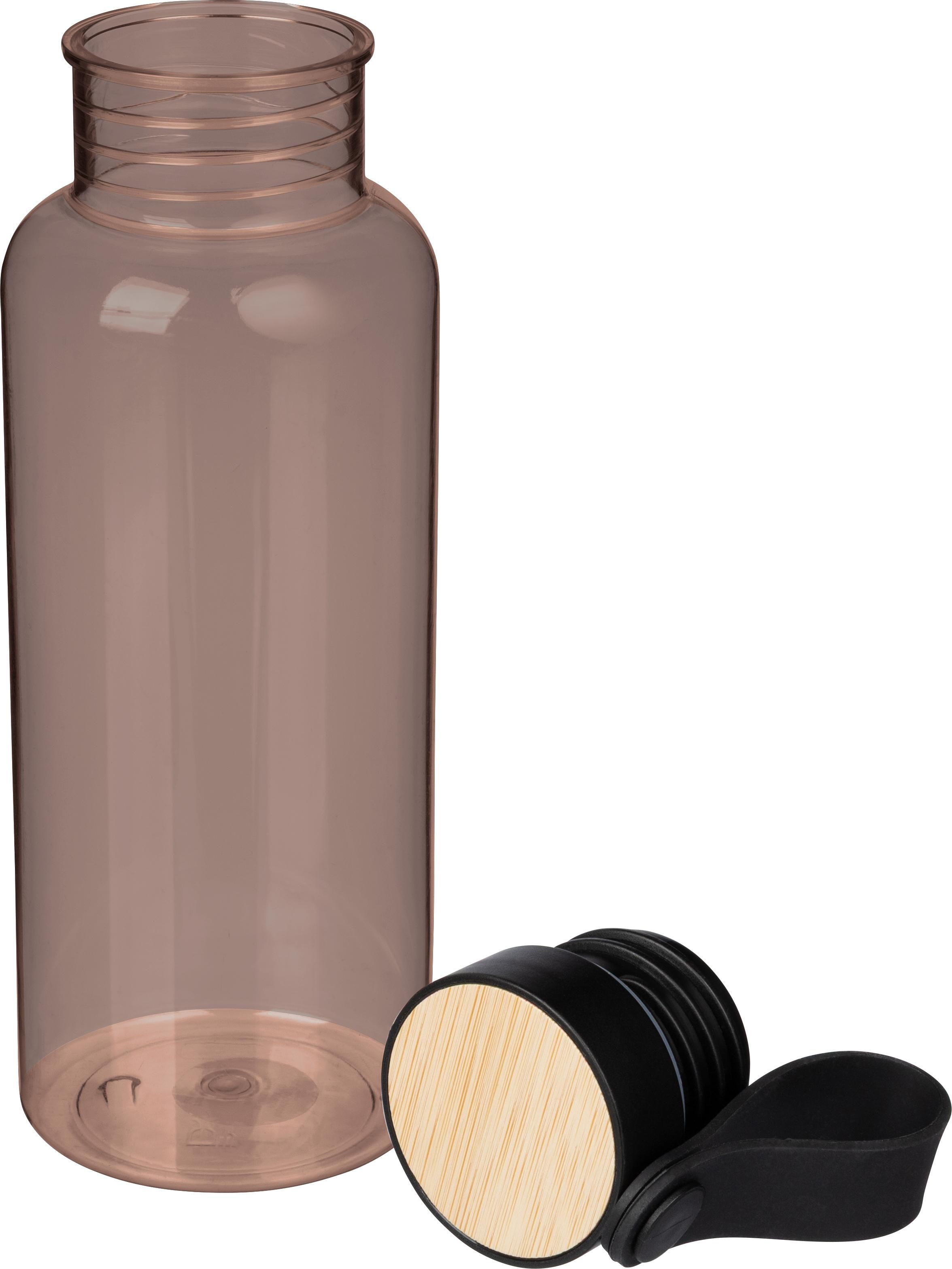 Drikkeflaske 600 ml af rPET Erica - sort