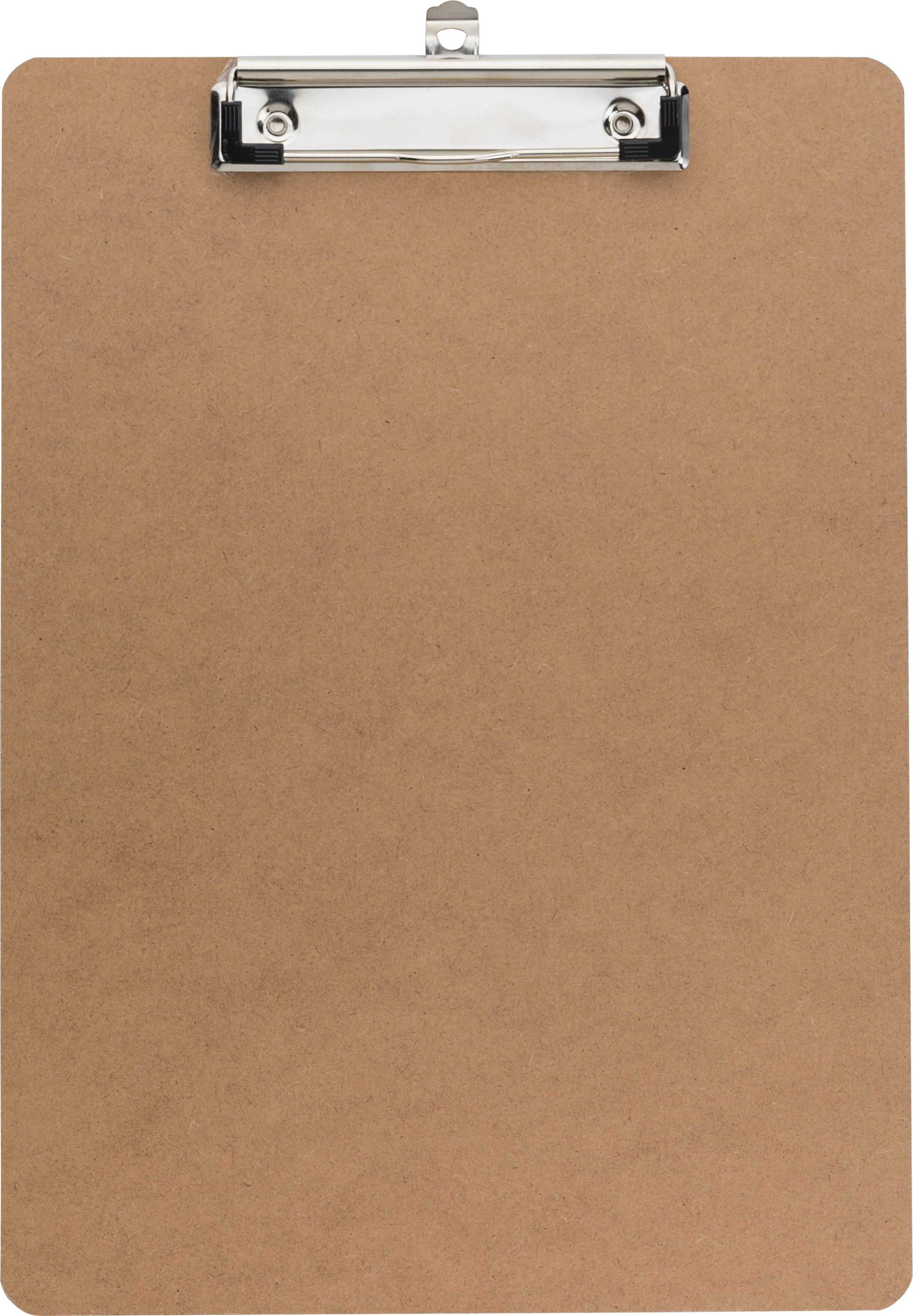 A4 clipboard af genanvendt MDF Nimra - brun