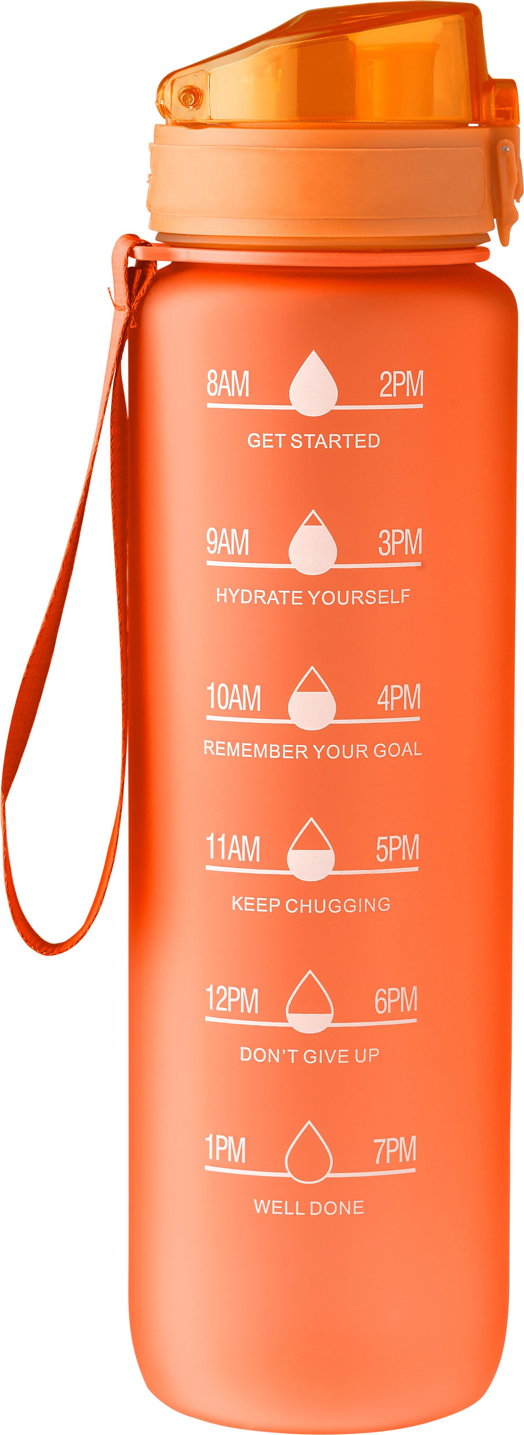 Drikkeflaske (1000 ml) af RPET Brinley - orange