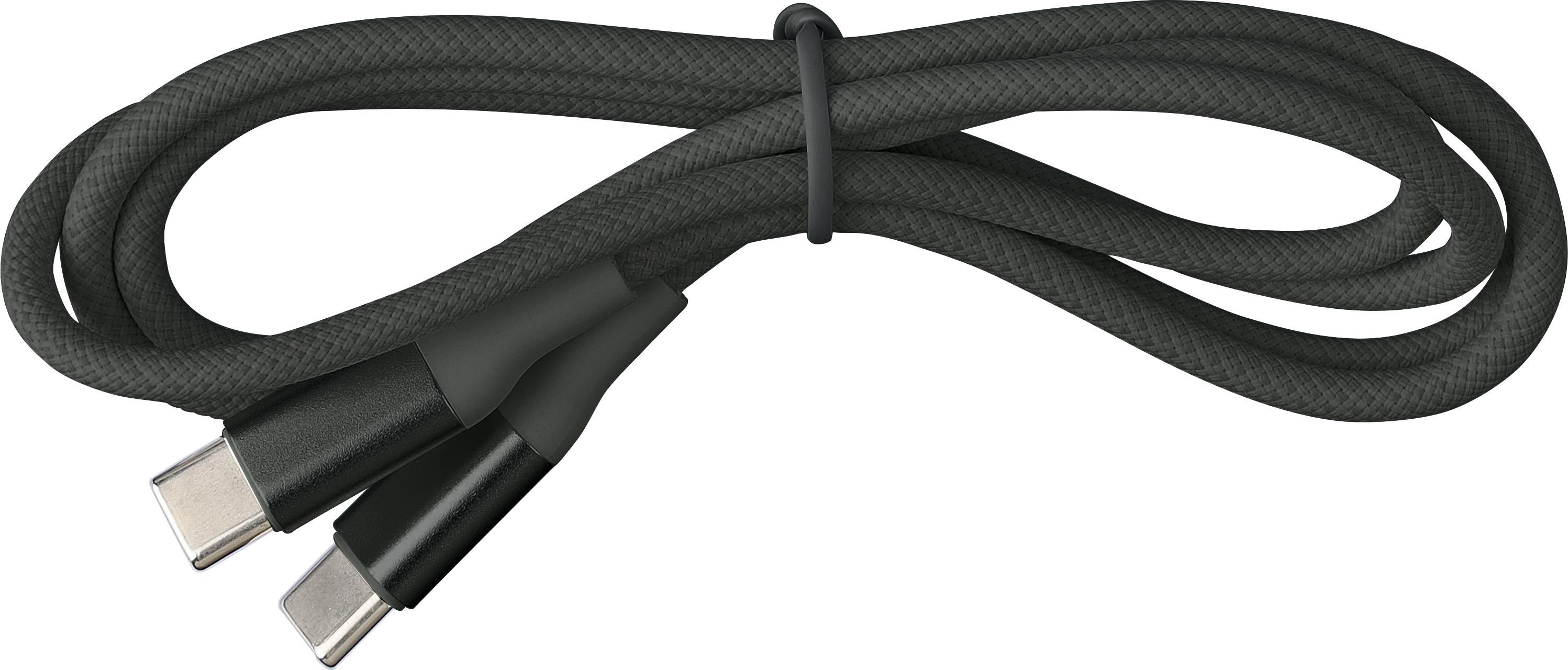 Opladningskabel af Nylon Jacob - sort
