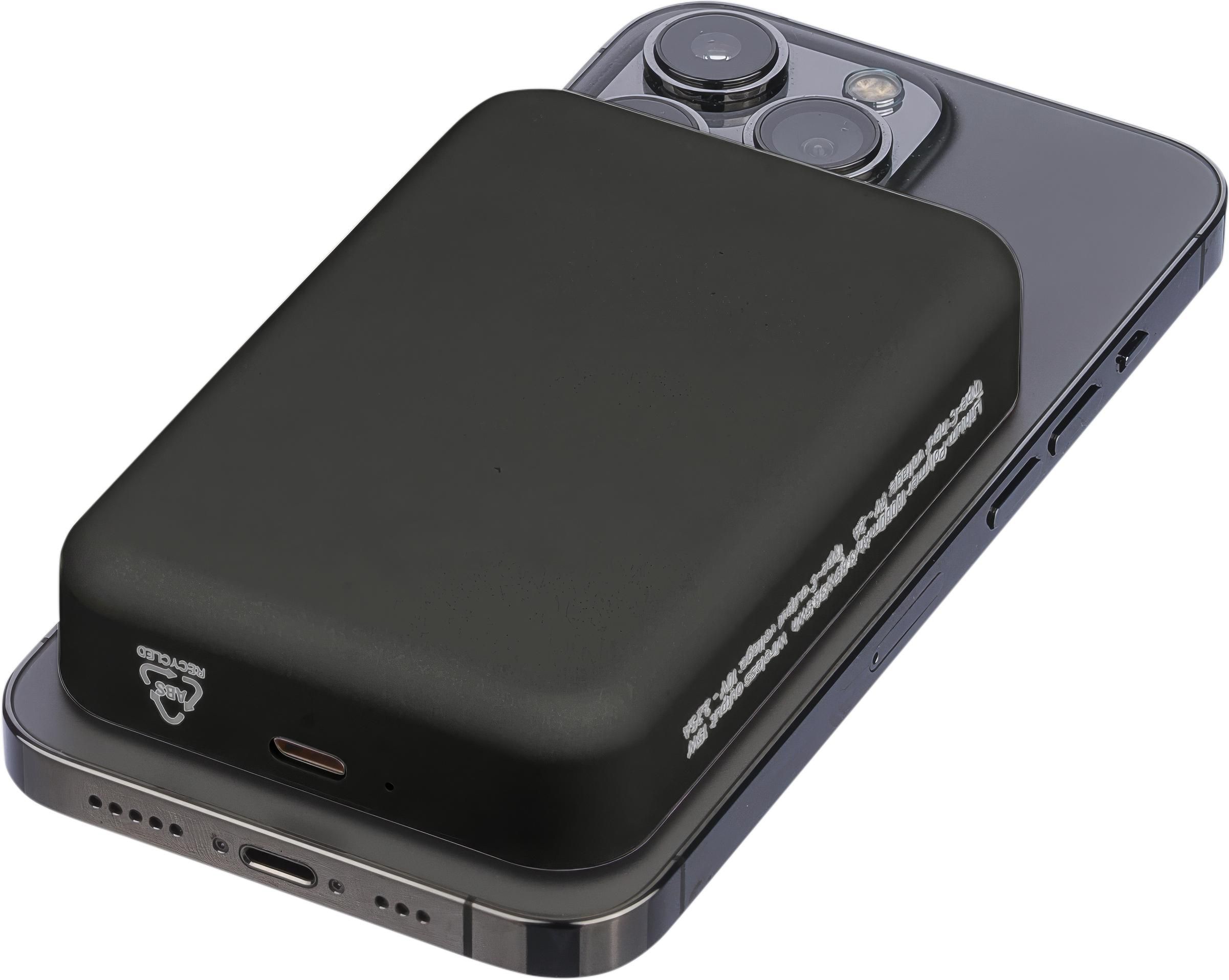 Batterie externe avec chargeur sans fil Meno | Recyclée | 10&nbsp;000 mAh | Compatible MagSafe