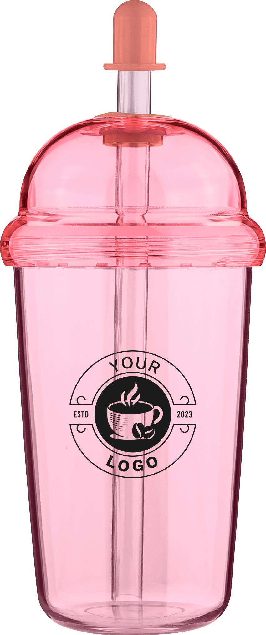 Rejse drikkekrus 500 ml Glow, pink