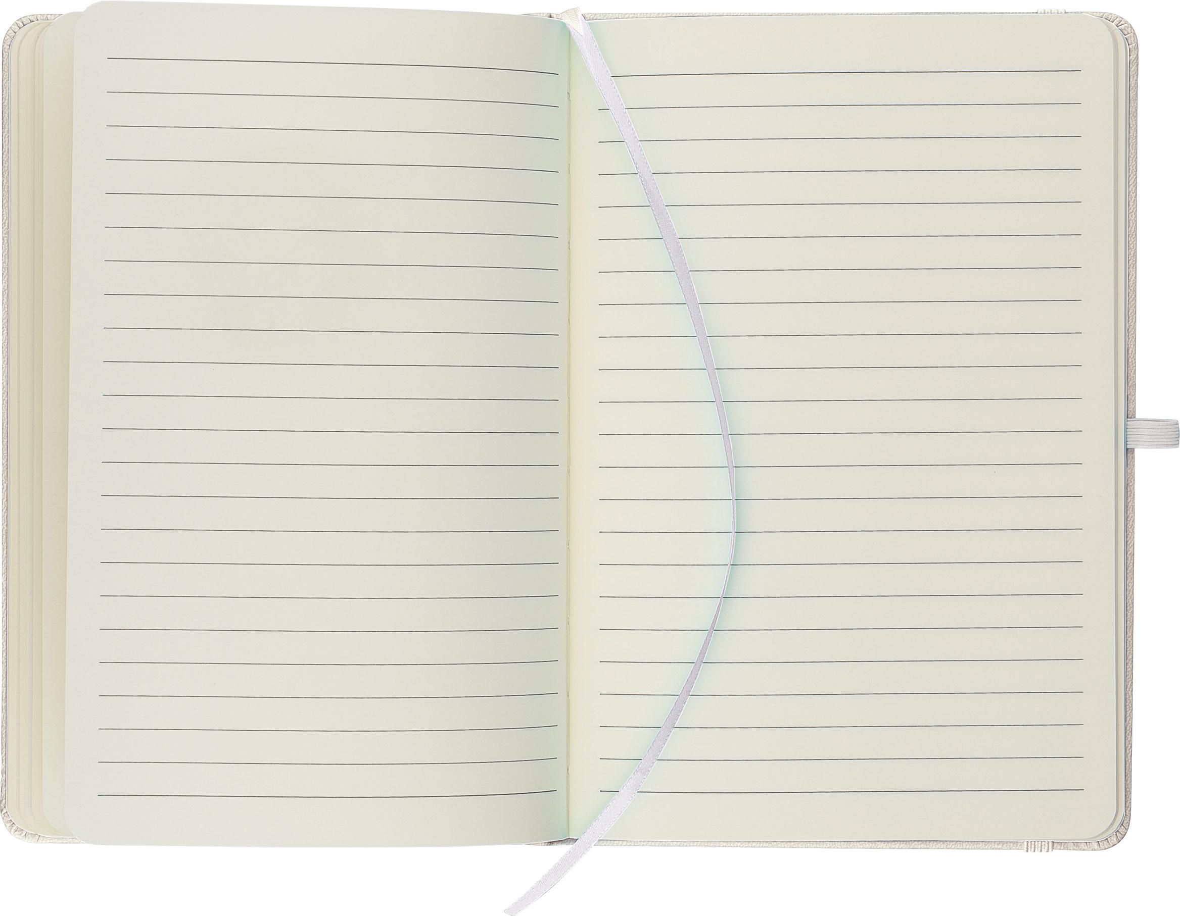 Notesbog A5 af Genbrugt Bloom - hvid