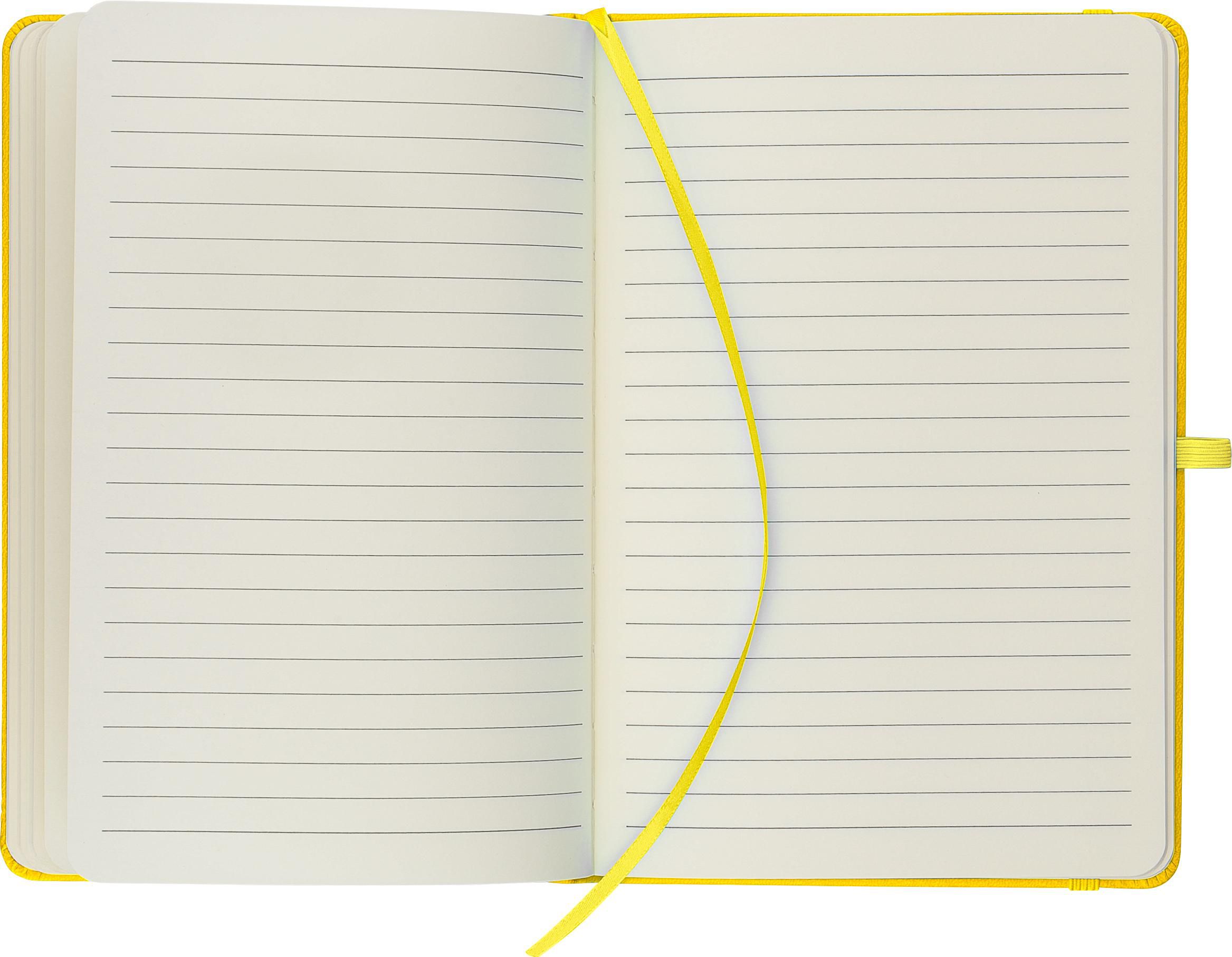 Notesbog A5 af Genbrugt Bloom - gul