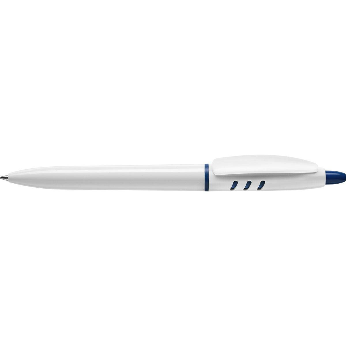 Stilolinea S30 plast ballpen - hvid og blå