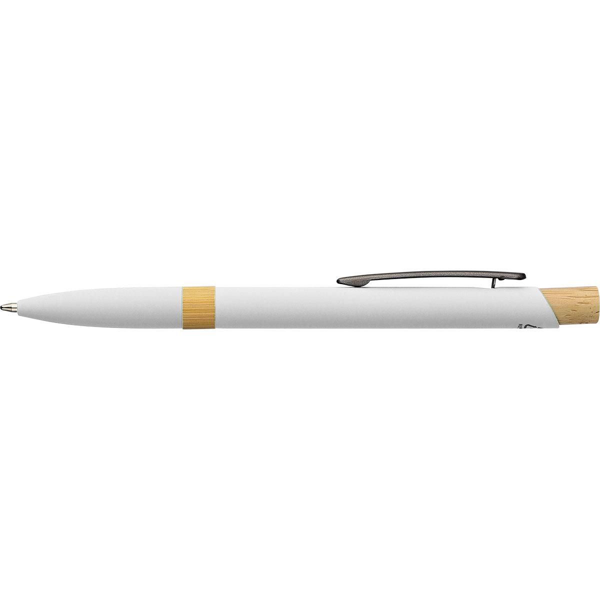 Kuglepen af Genbrugt aluminium Calandra - hvid
