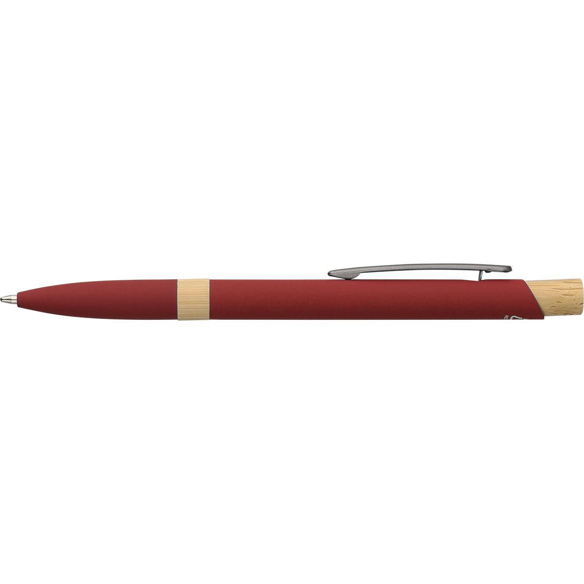 Kuglepen af Genbrugt aluminium Calandra - bordeaux