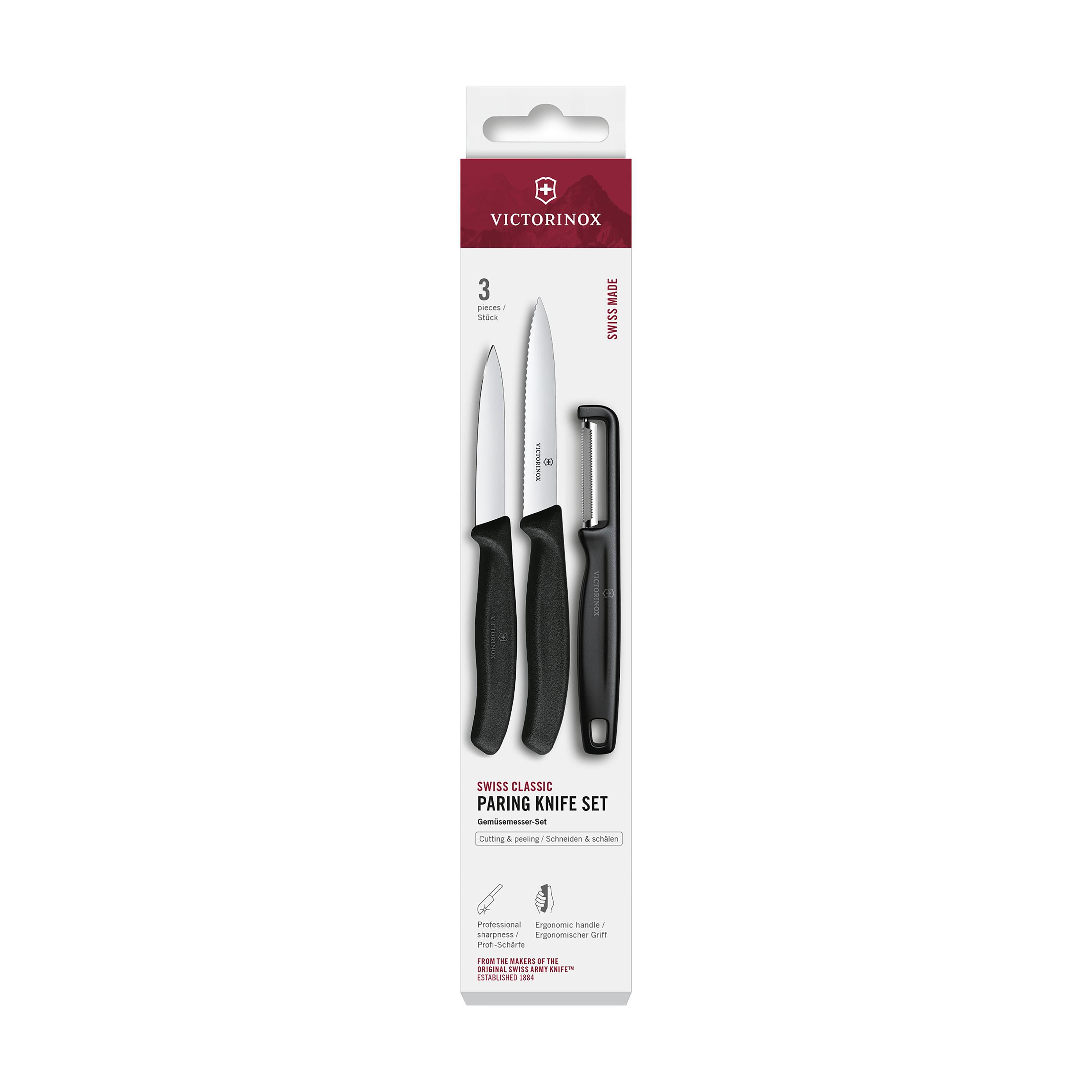 Victorinox Swiss Classic Set de Couteaux de Cuisine 3 pièces