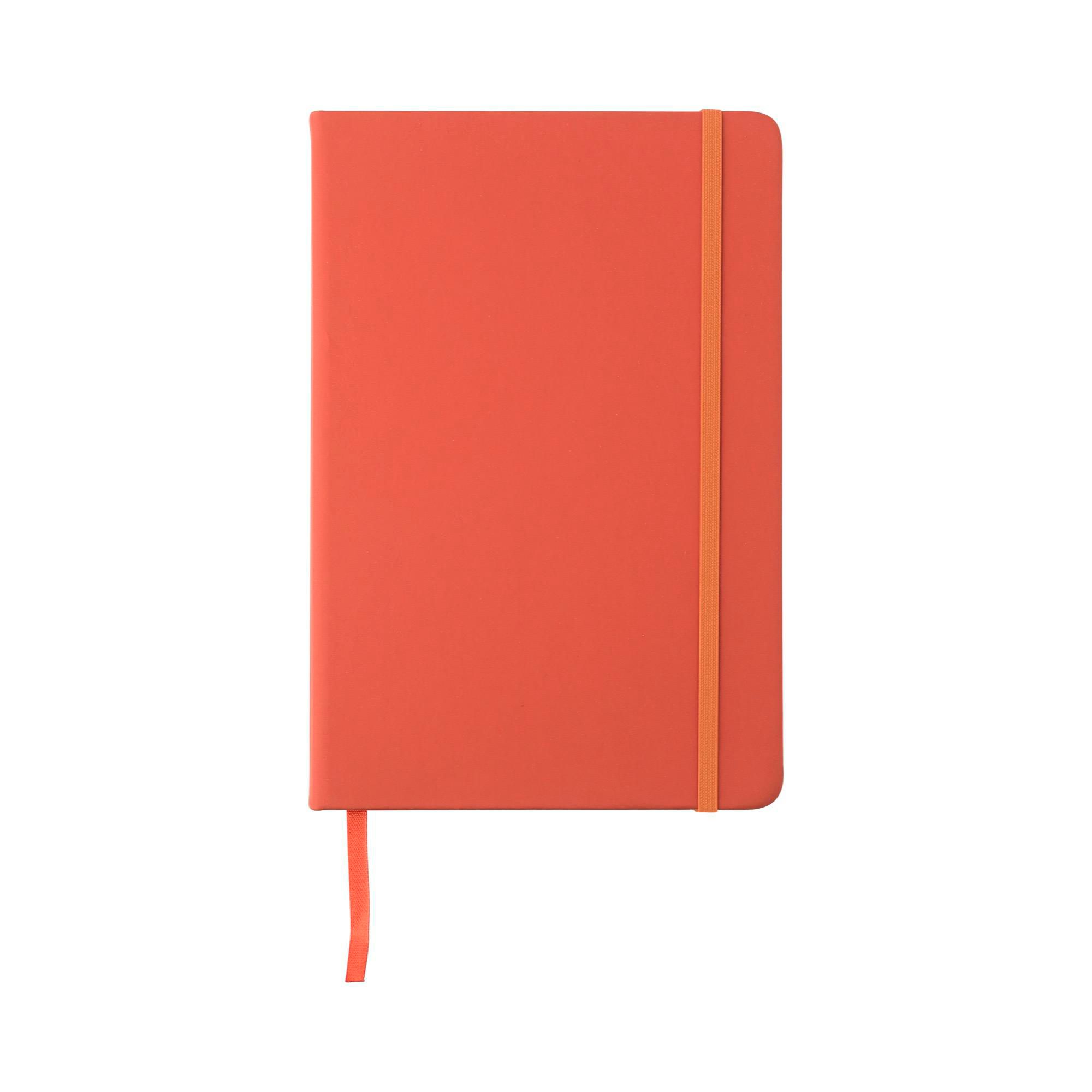 Notesbog af PU læder Eva - orange